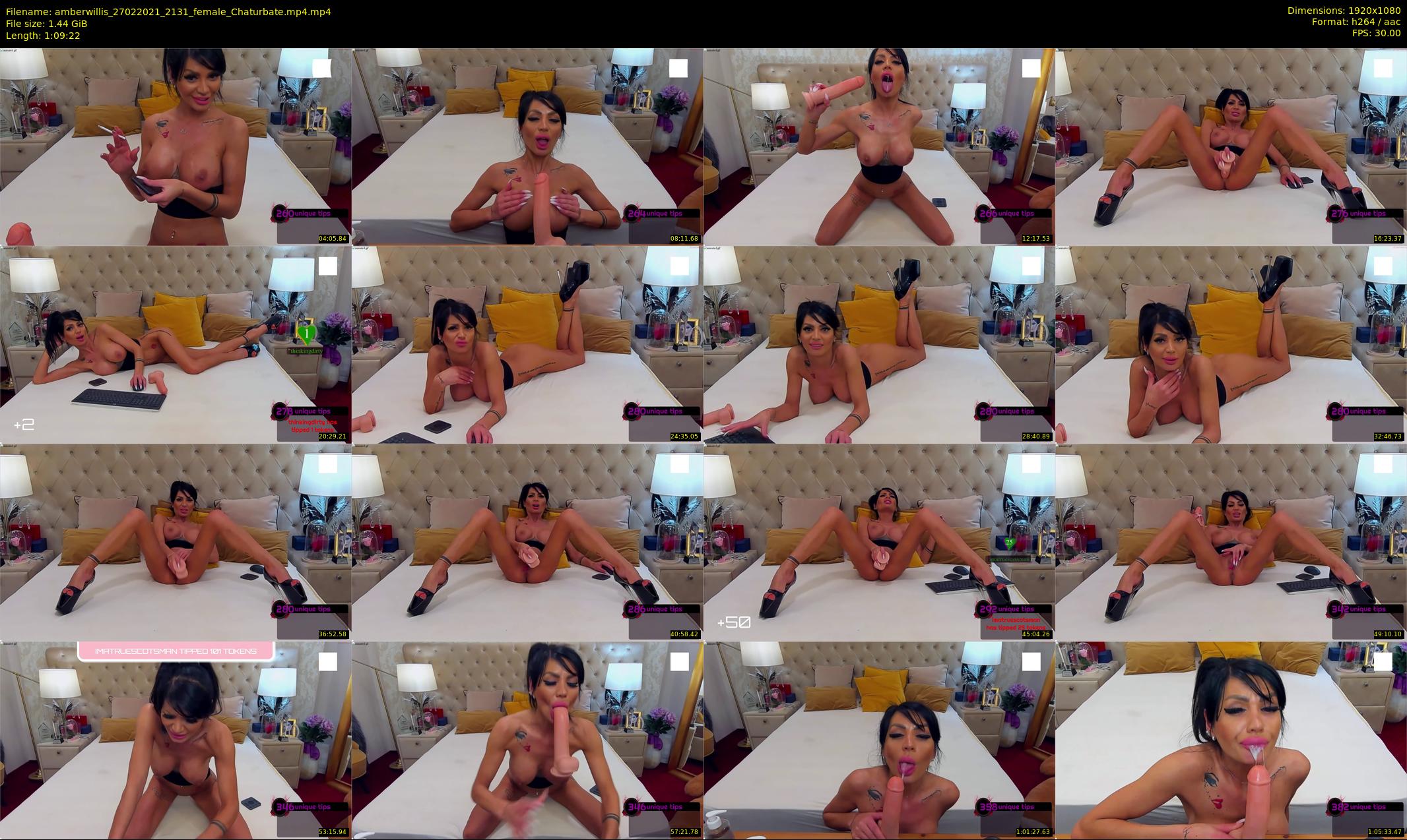 amberwillis — 70 minute Chaturbate female cam show recording, 1080p, Feb 27, 2021