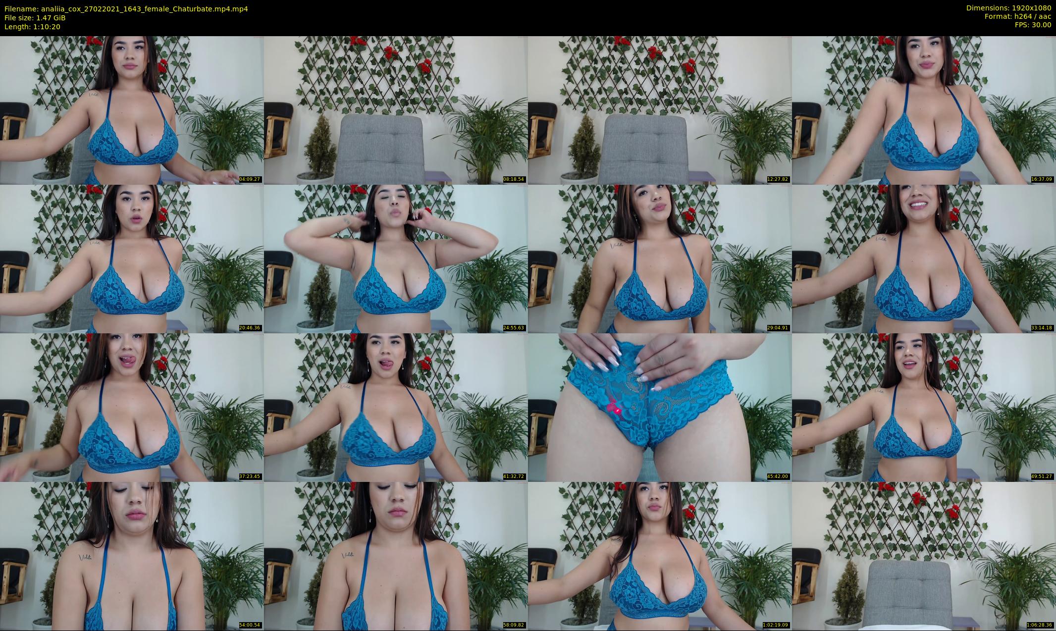 analiia_cox — 71 minute Chaturbate female cam show recording, 1080p, Feb 27, 2021