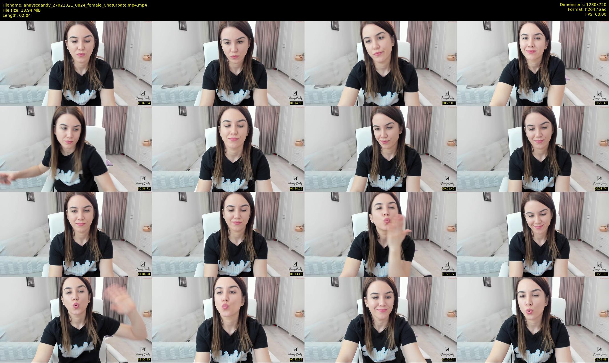anayscaandy — 3 minute Chaturbate female cam show recording, 720p, Feb 27, 2021
