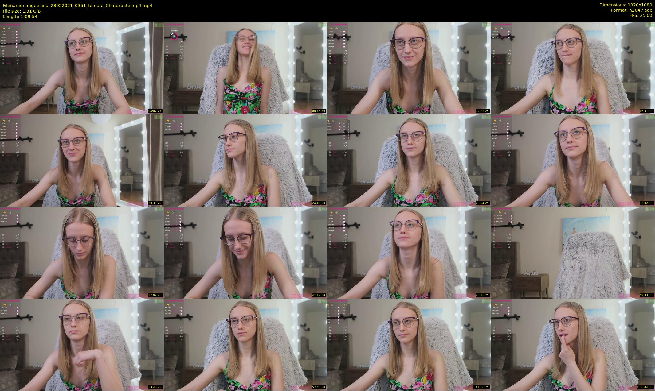 angeellina — 70 minute Chaturbate female cam show recording, 1080p, Feb 28, 2021