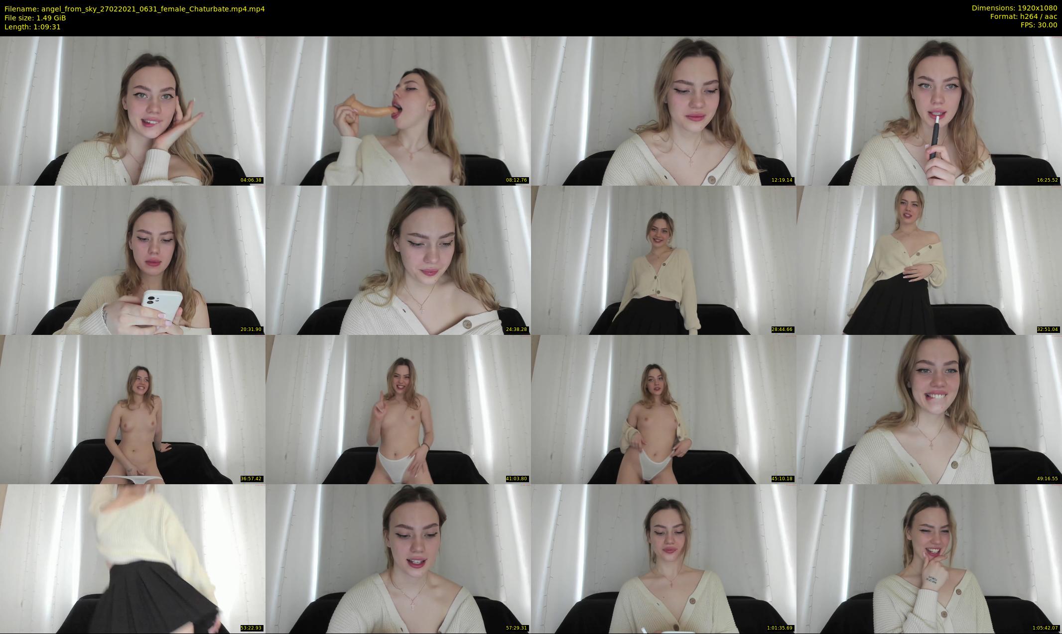 angel_from_sky — 70 minute Chaturbate female cam show recording, 1080p, Feb 27, 2021