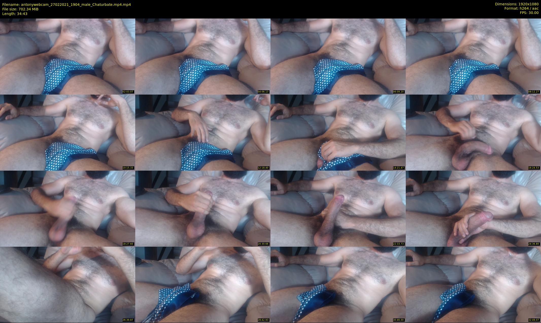 antonywebcam — 35 minute Chaturbate male cam show recording, 1080p, Feb 27, 2021