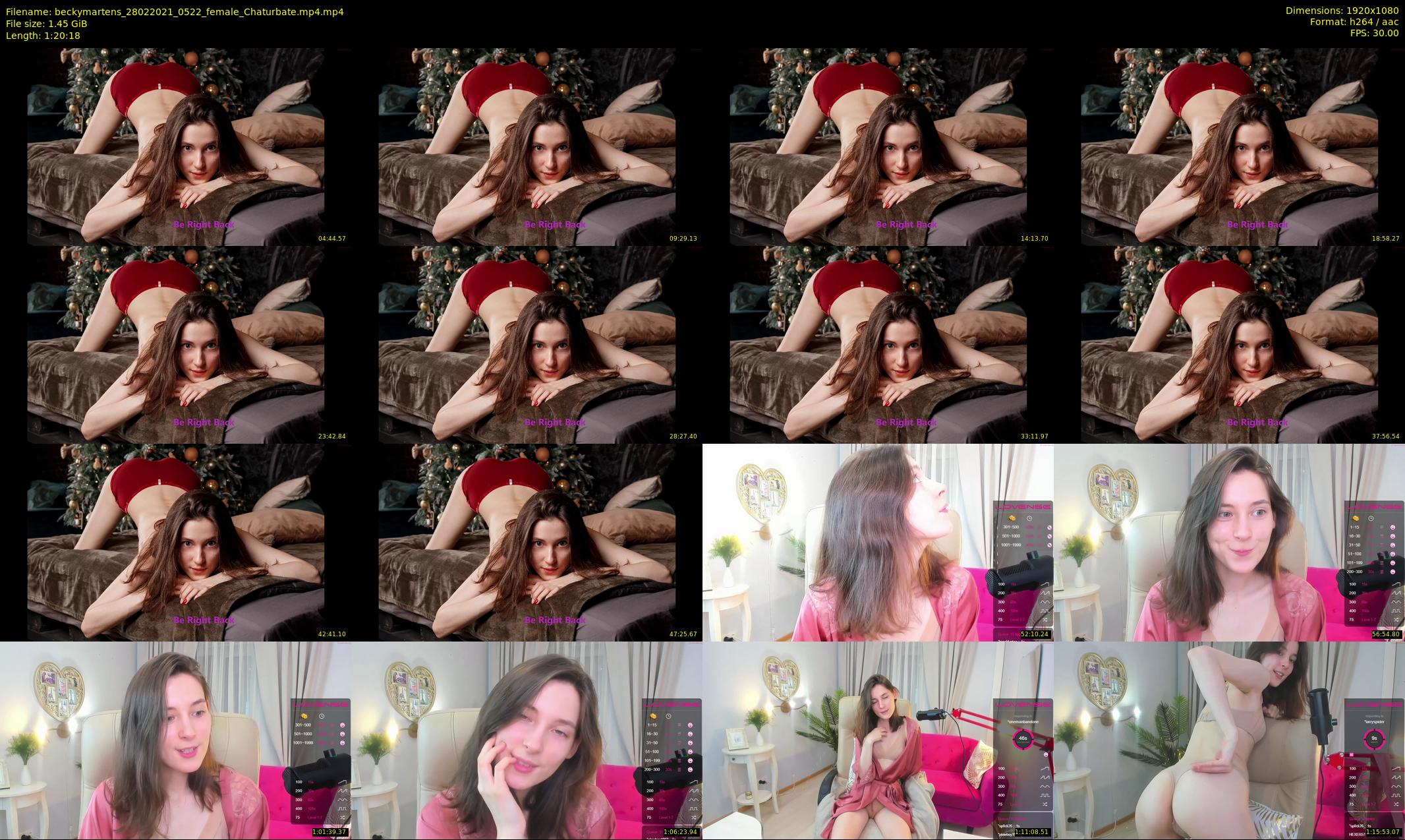 beckymartens — 81 minute Chaturbate female cam show recording, 1080p, Feb 28, 2021
