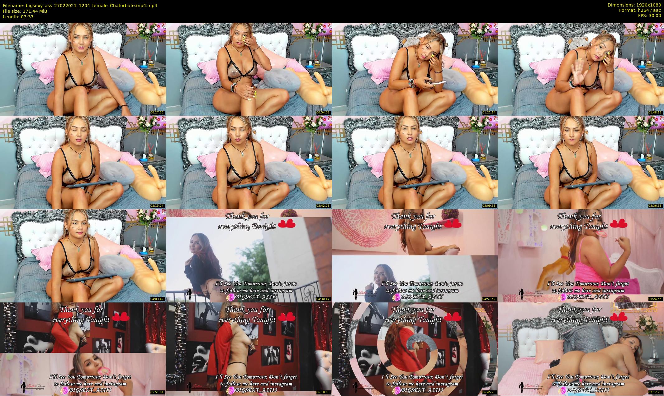 bigsexy_ass — 8 minute Chaturbate female cam show recording, 1080p, Feb 27, 2021