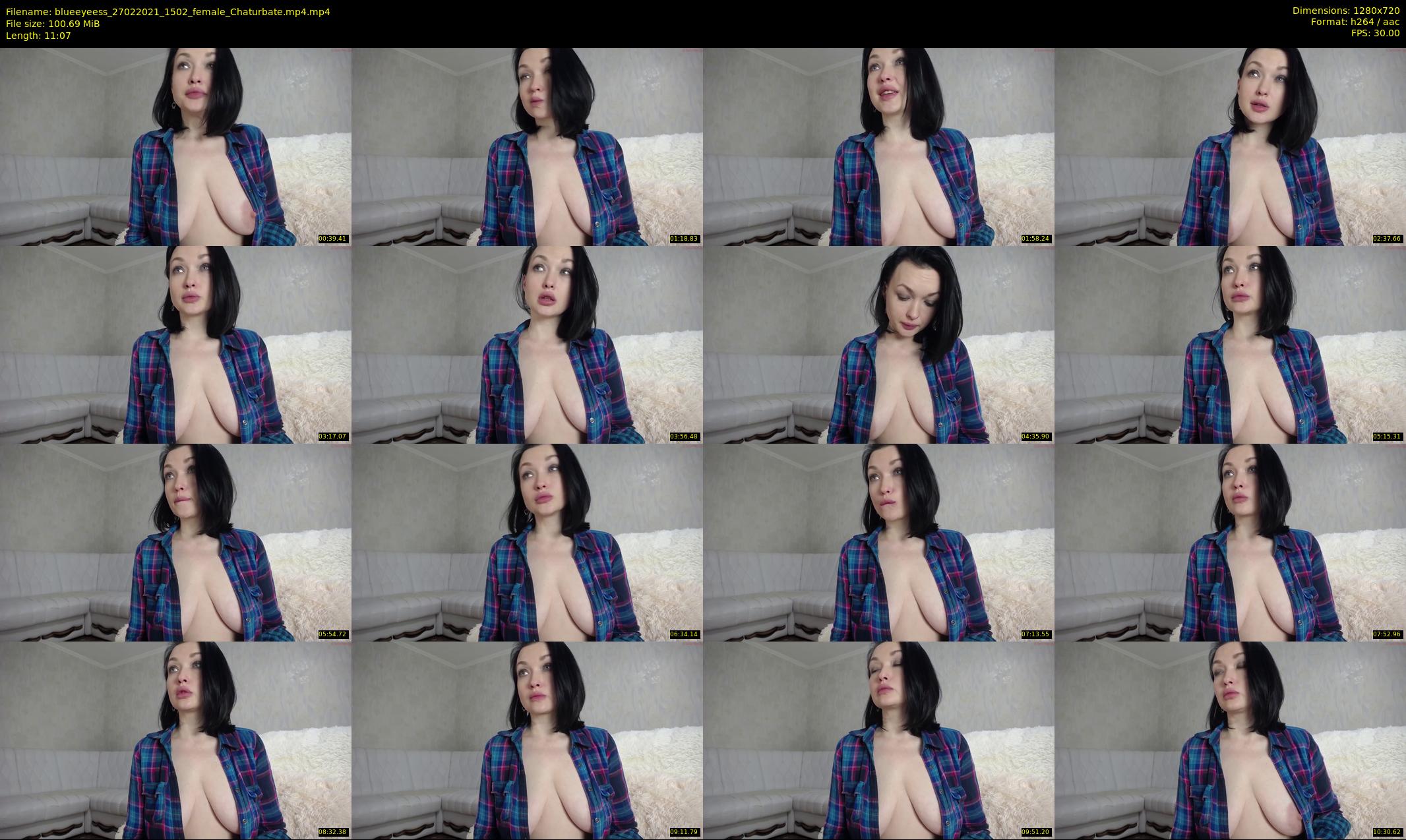 blueeyeess — 12 minute Chaturbate female cam show recording, 720p, Feb 27, 2021