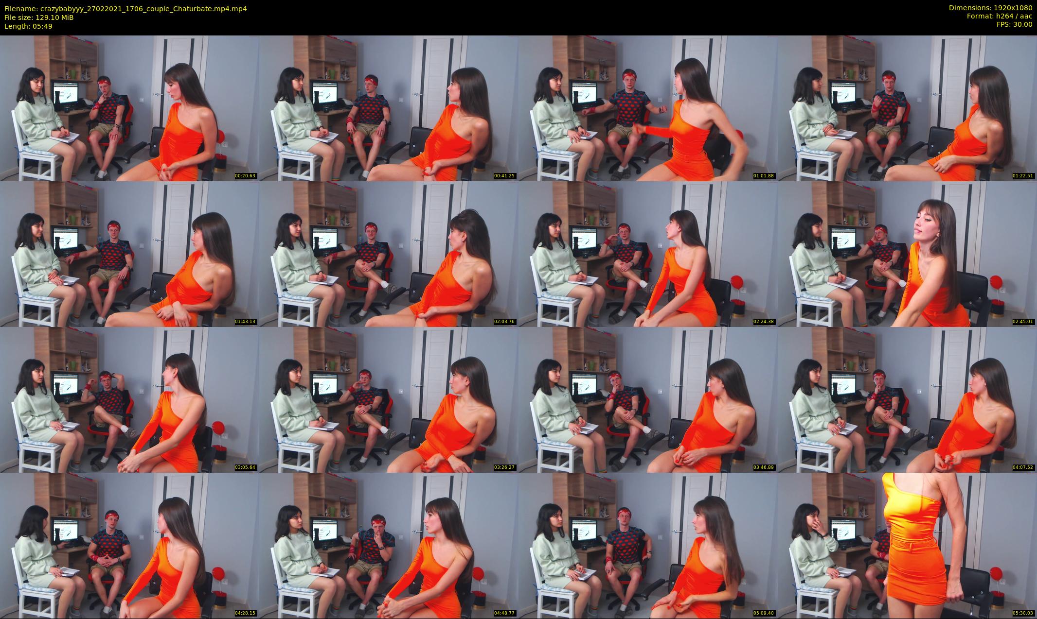 crazybabyyy — 6 minute Chaturbate couple cam show recording, 1080p, Feb 27, 2021