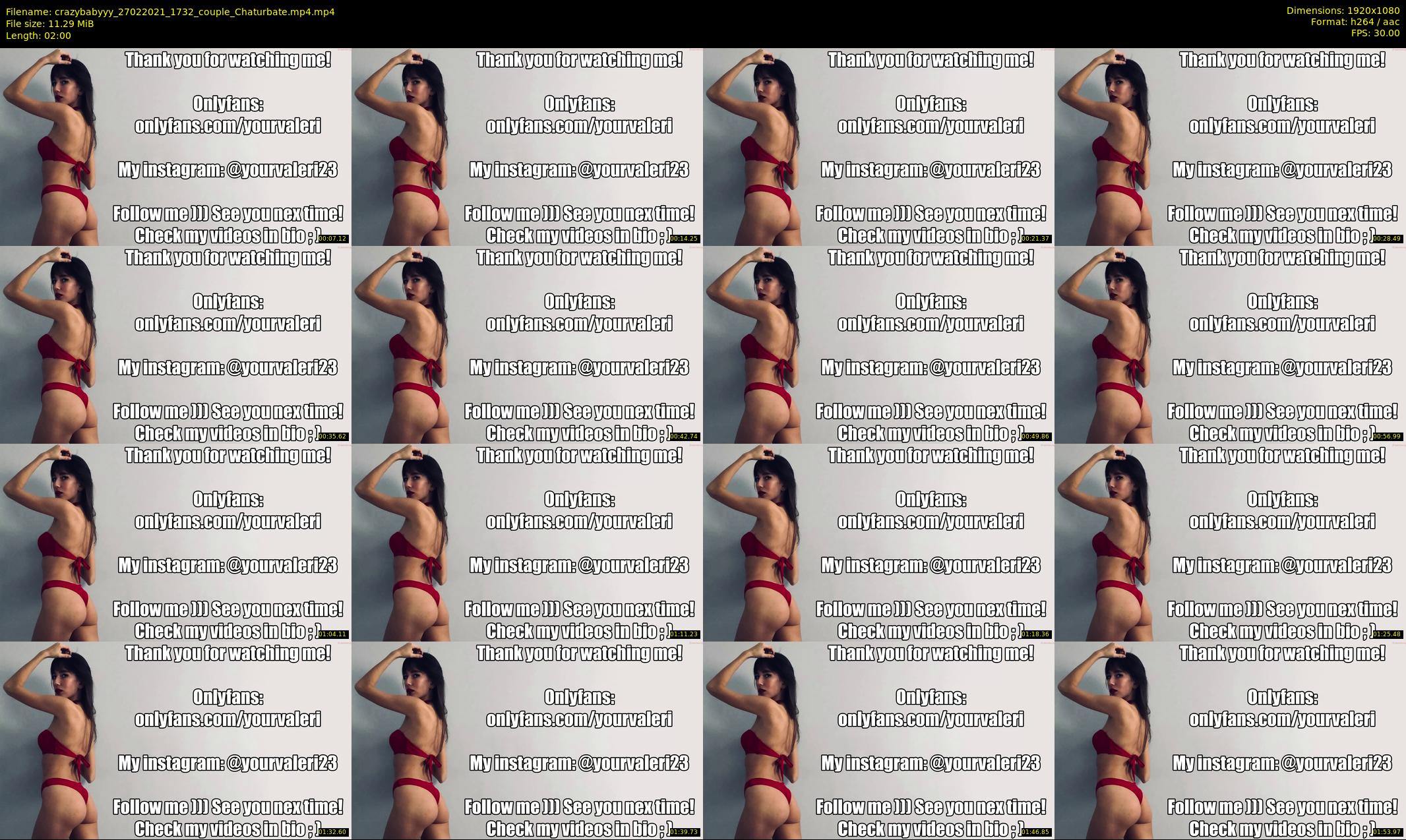 crazybabyyy — 2 minute Chaturbate couple cam show recording, 1080p, Feb 27, 2021
