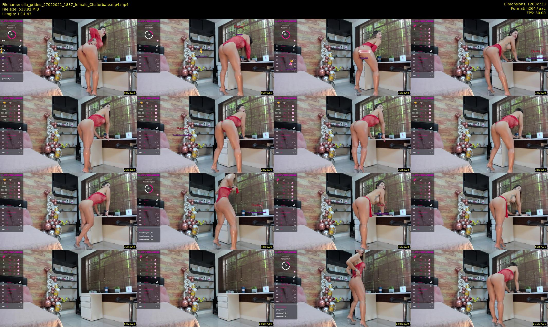 ella_pridee — 75 minute Chaturbate female cam show recording, 720p, Feb 27, 2021
