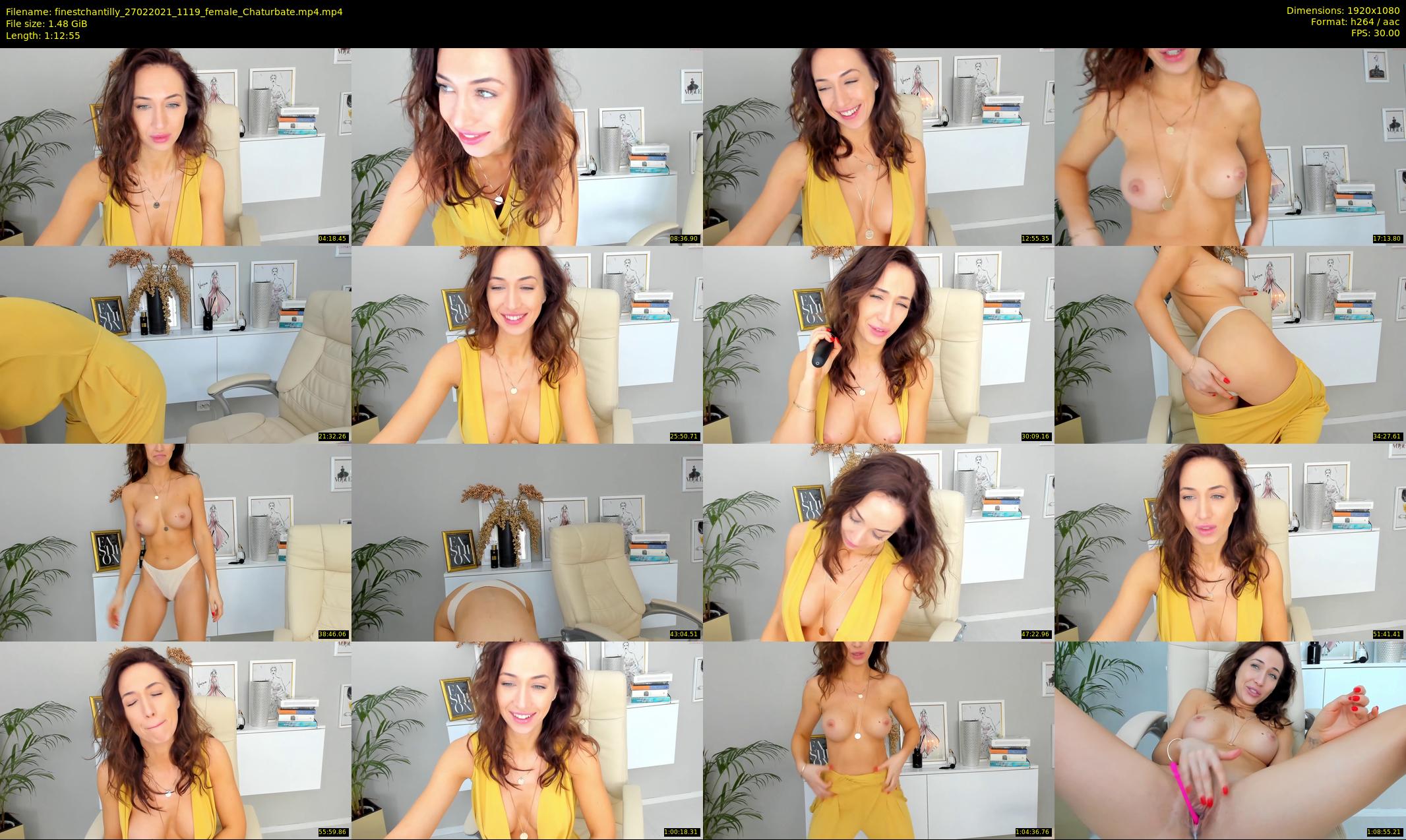 finestchantilly — 73 minute Chaturbate female cam show recording, 1080p, Feb 27, 2021