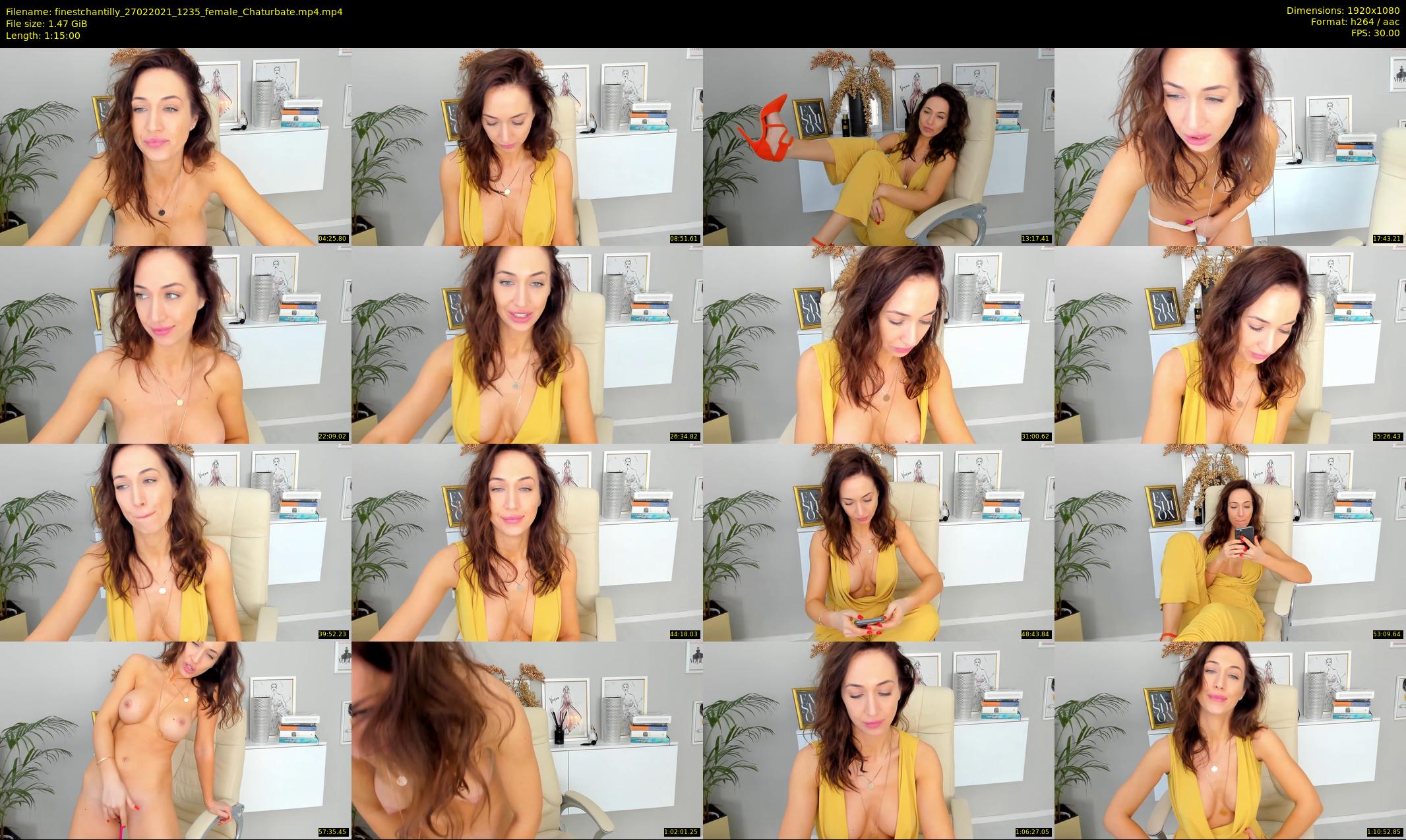finestchantilly — 75 minute Chaturbate female cam show recording, 1080p, Feb 27, 2021