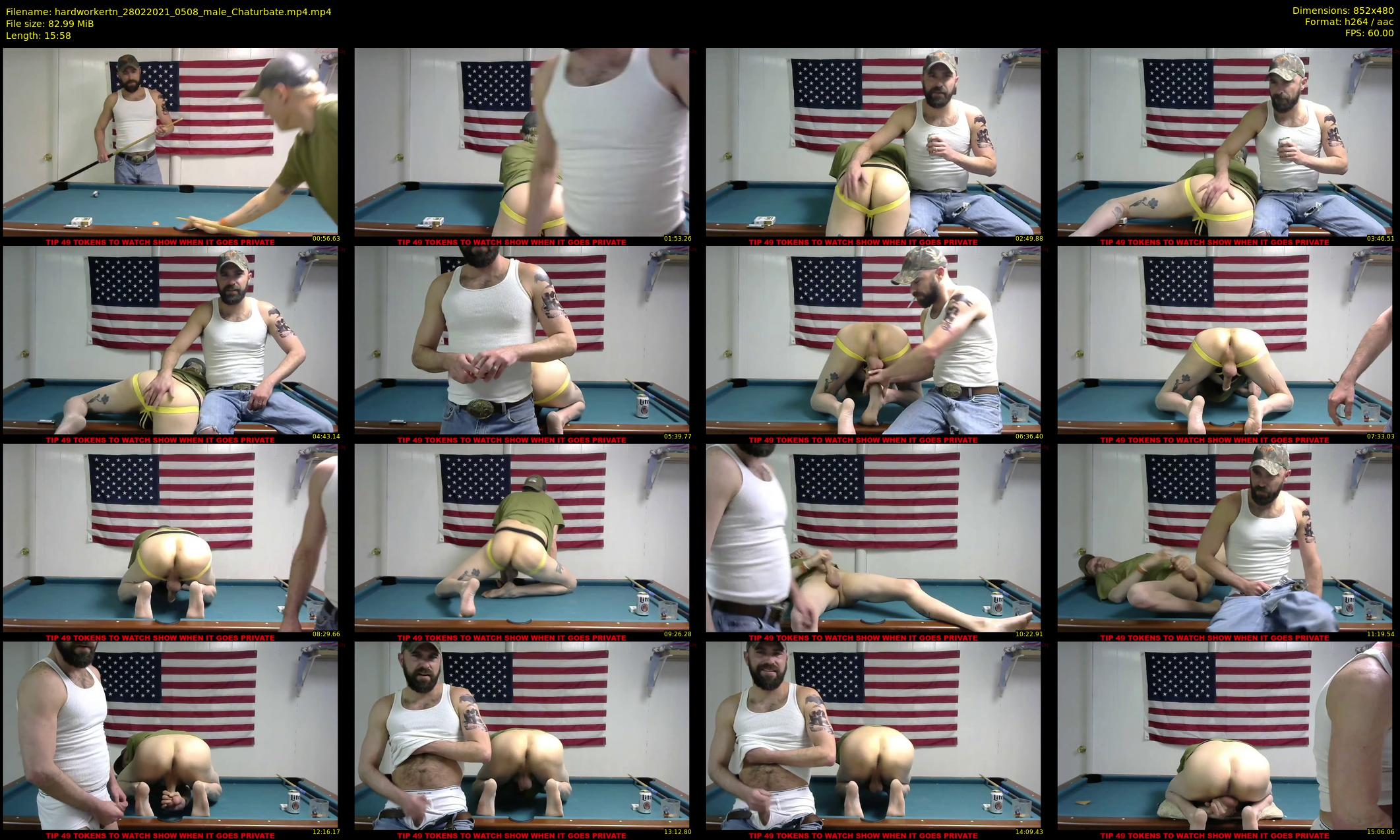 hardworkertn — 16 minute Chaturbate male cam show recording, 480p, Feb 28, 2021