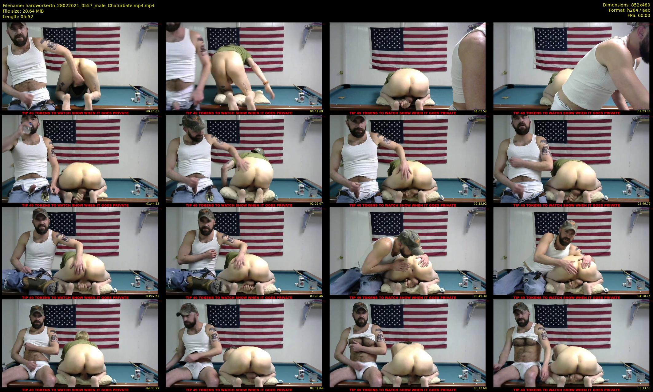 hardworkertn — 6 minute Chaturbate male cam show recording, 480p, Feb 28, 2021