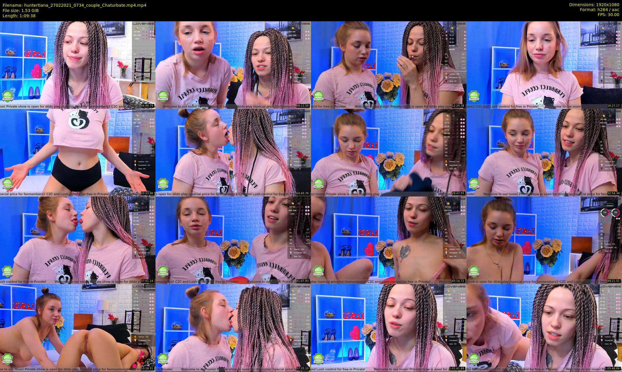huntertiana — 70 minute Chaturbate female cam show recording, 1080p, Feb 27, 2021