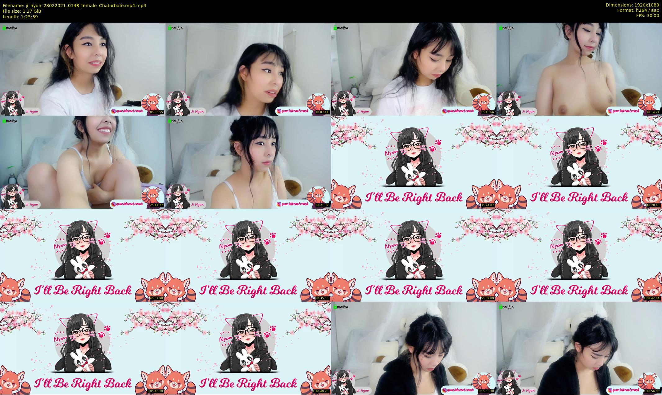 ji_hyun — 86 minute Chaturbate female cam show recording, 1080p, Feb 28, 2021