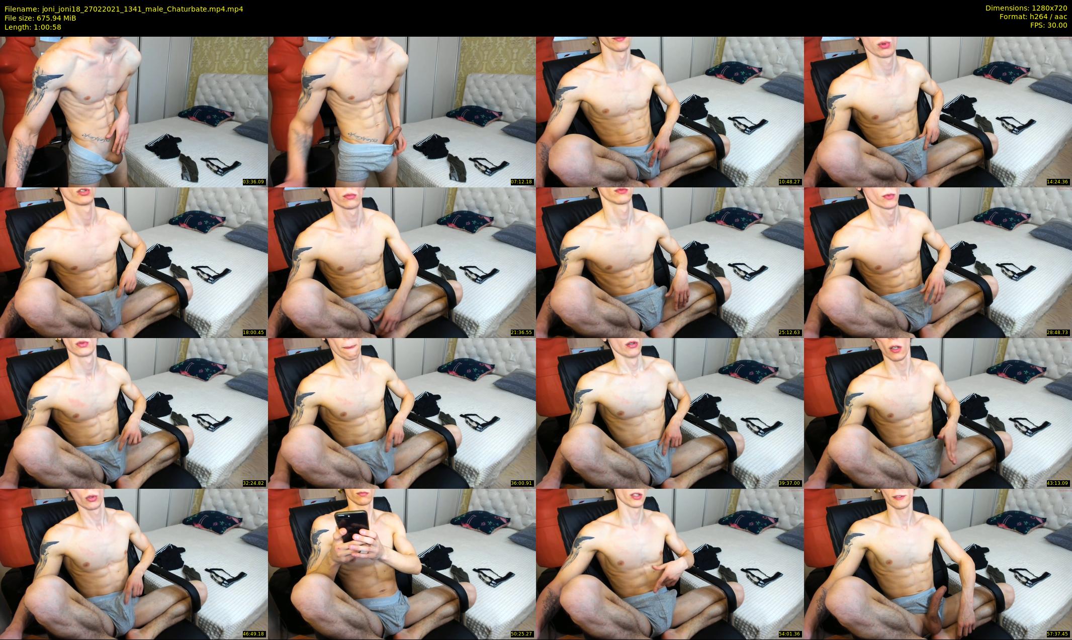 joni_joni18 — 61 minute Chaturbate male cam show recording, 720p, Feb 27, 2021
