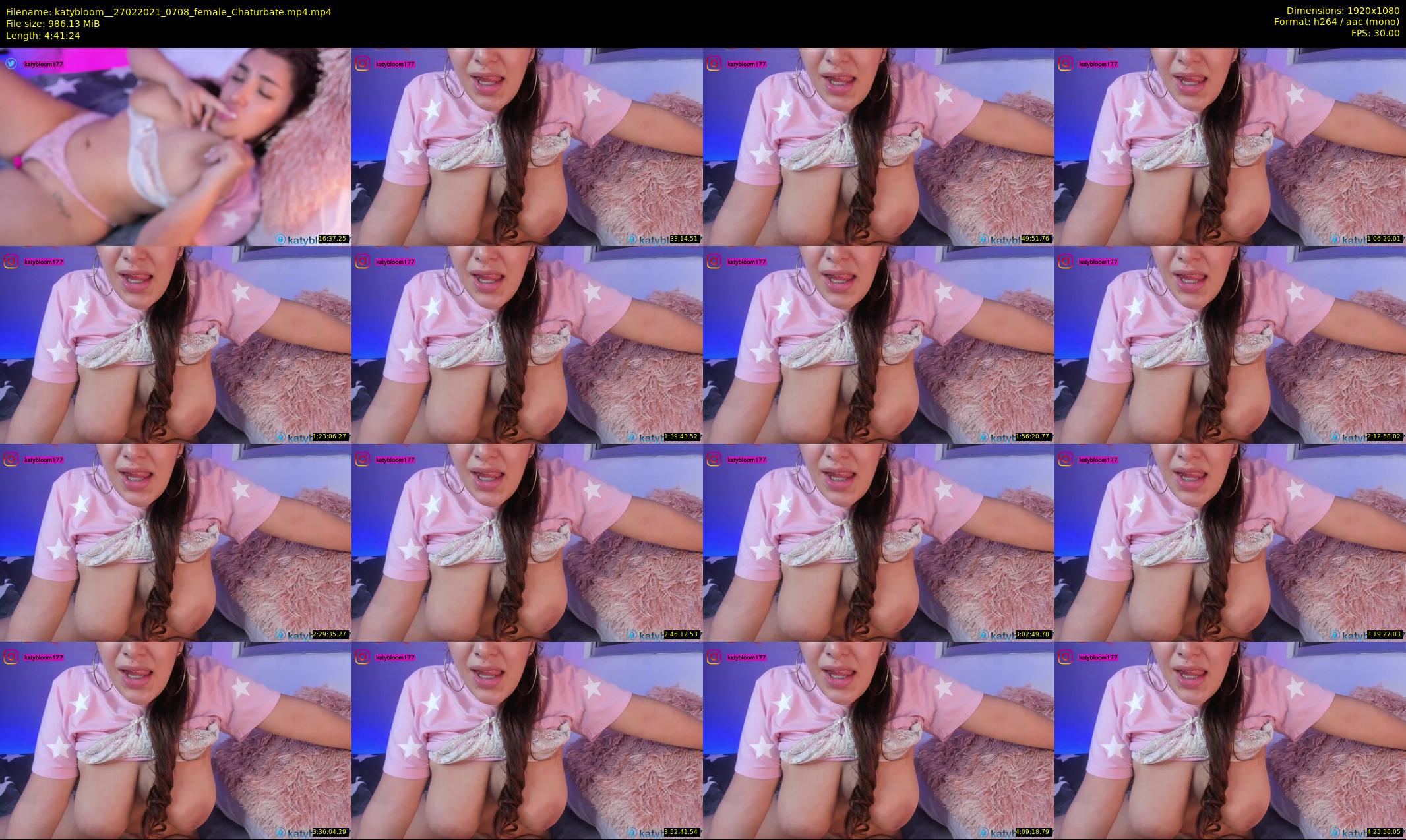 katybloom_ — 282 minute Chaturbate female cam show recording, 1080p, Feb 27, 2021
