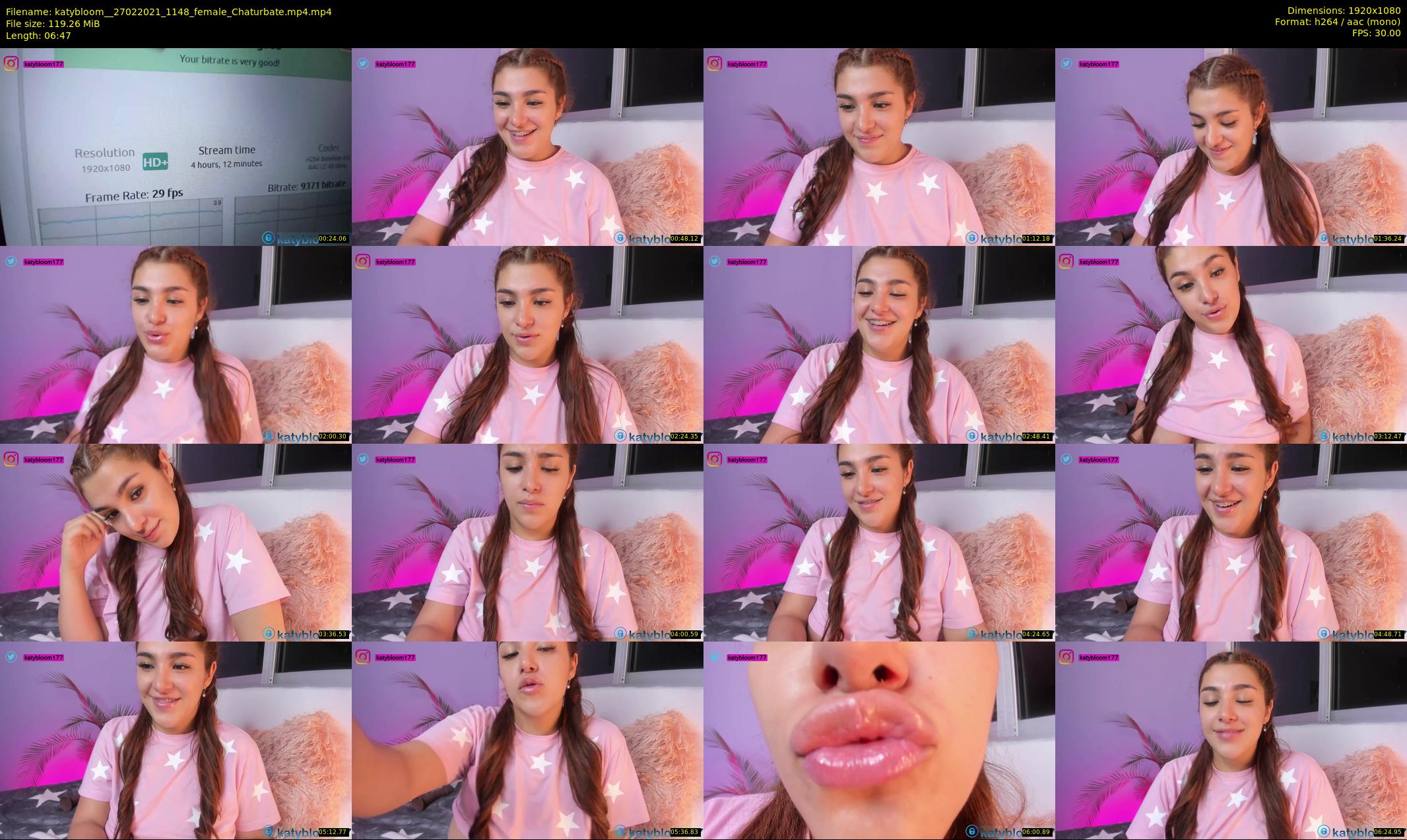 katybloom_ — 7 minute Chaturbate female cam show recording, 1080p, Feb 27, 2021