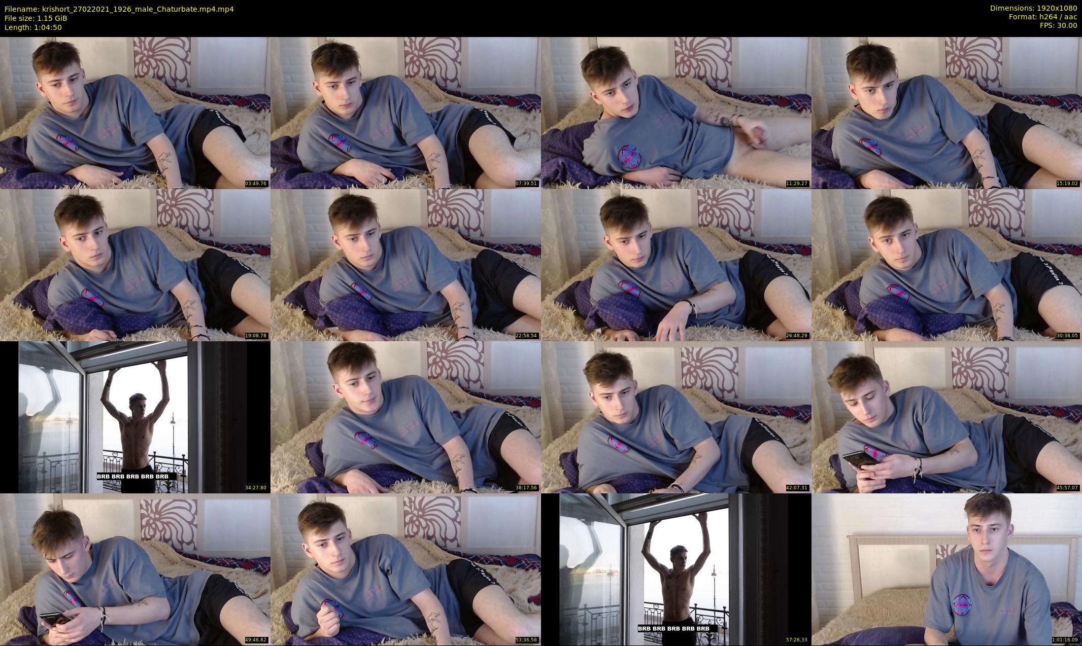 krishort — 65 minute Chaturbate male cam show recording, 1080p, Feb 27, 2021