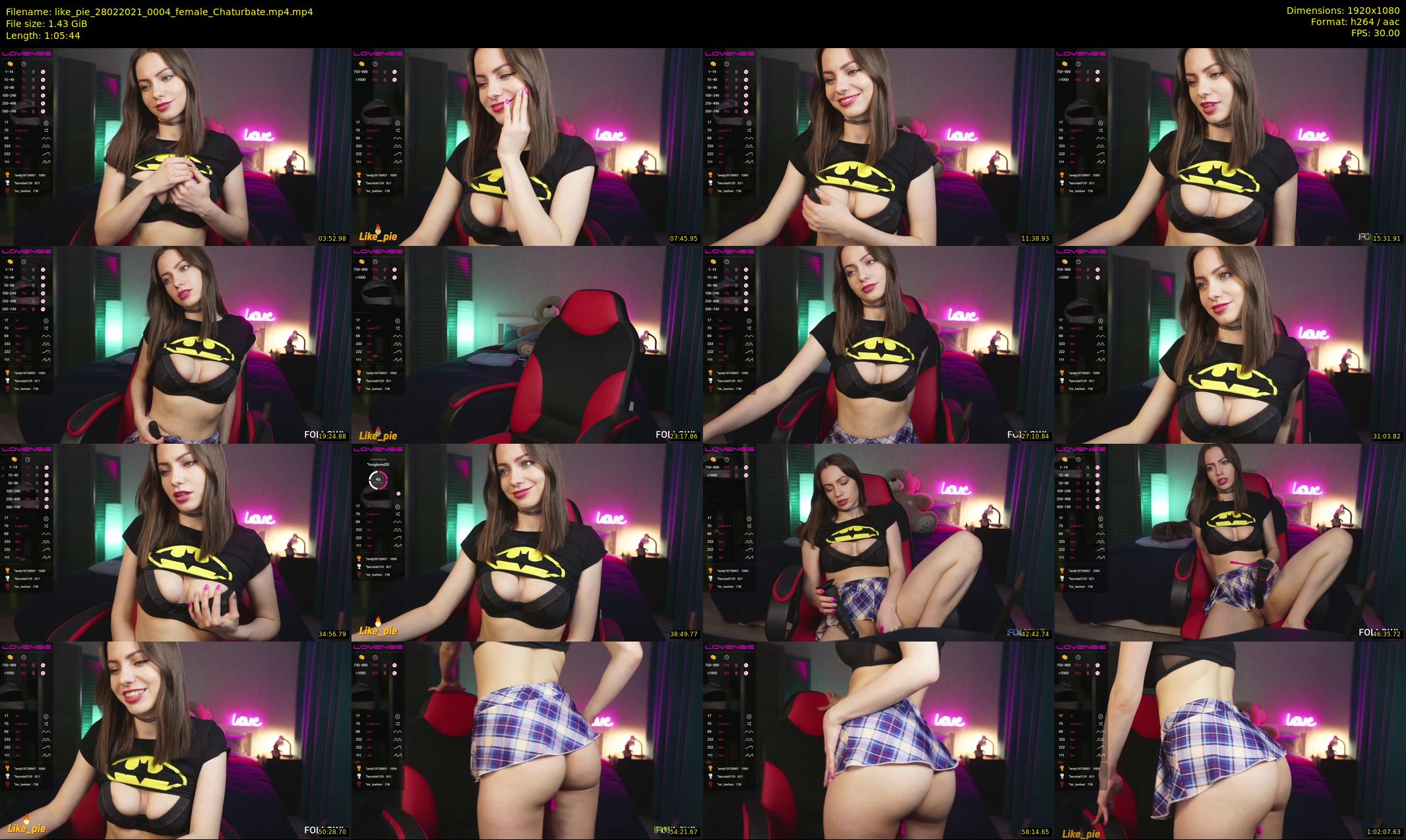 like_pie — 66 minute Chaturbate couple cam show recording, 1080p, Feb 28, 2021