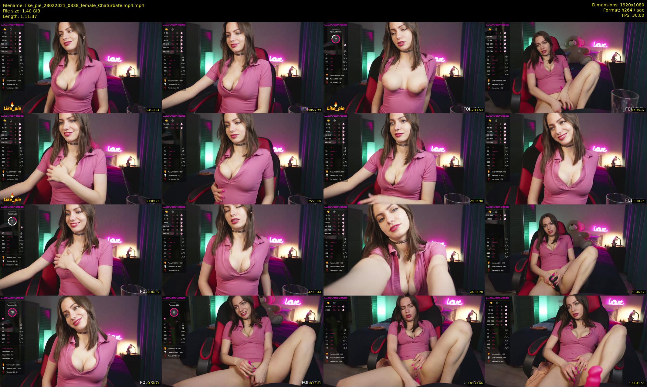 like_pie — 72 minute Chaturbate couple cam show recording, 1080p, Feb 28, 2021