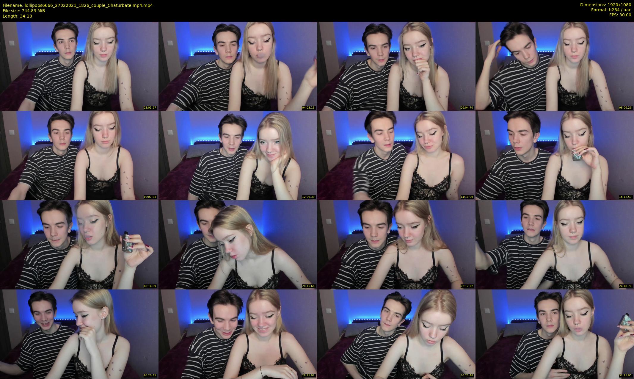 lollipops6666 — 35 minute Chaturbate couple cam show recording, 1080p, Feb 27, 2021