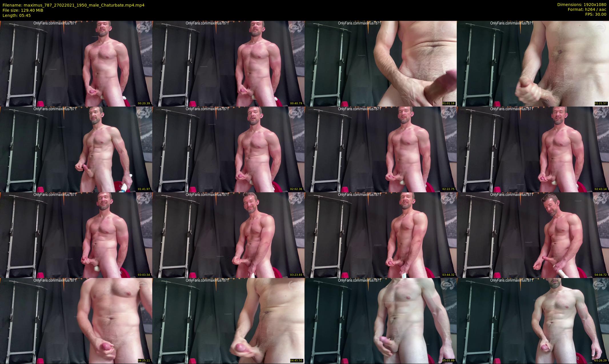 maximus_787 — 6 minute Chaturbate male cam show recording, 1080p, Feb 27, 2021