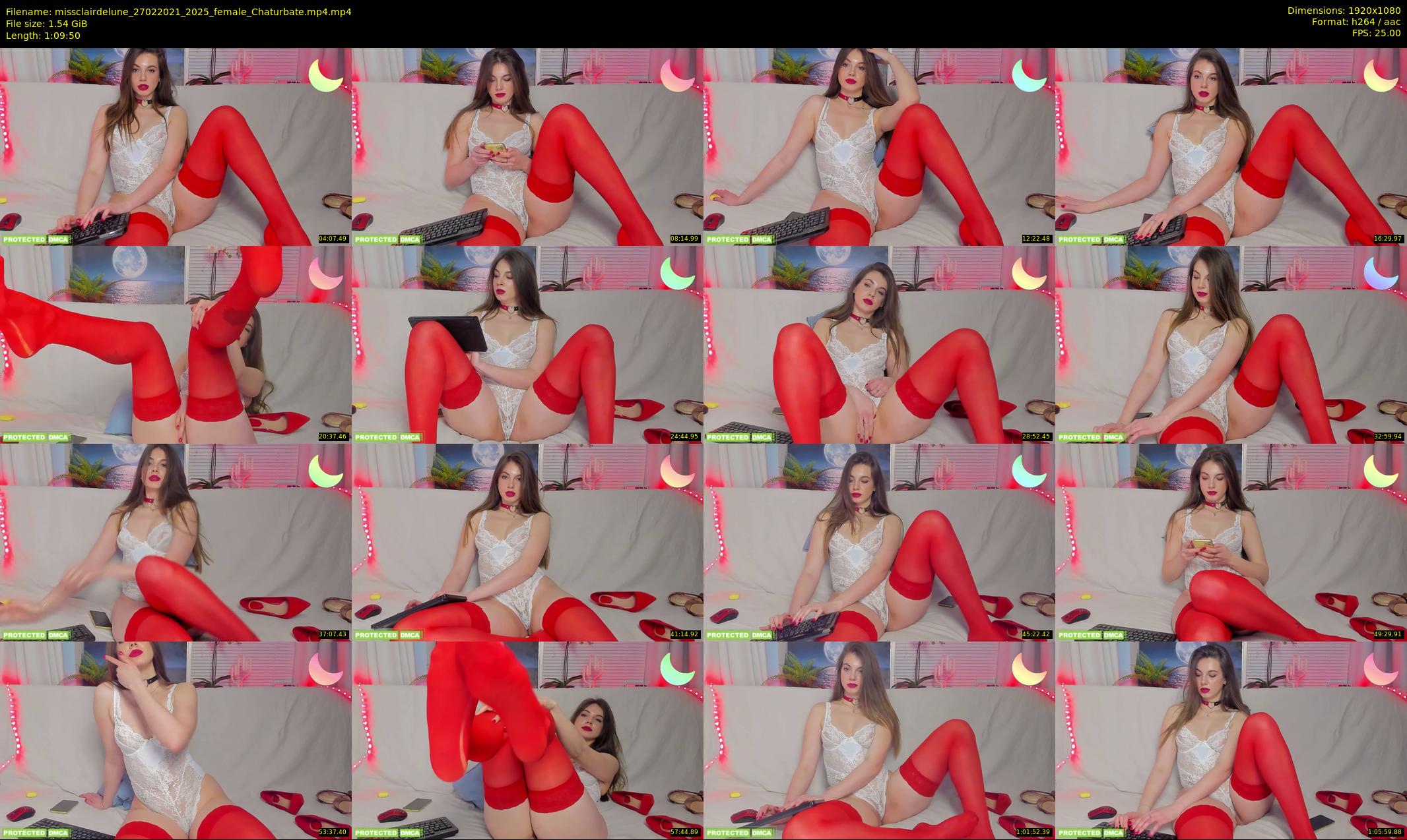 missclairdelune — 70 minute Chaturbate female cam show recording, 1080p, Feb 27, 2021
