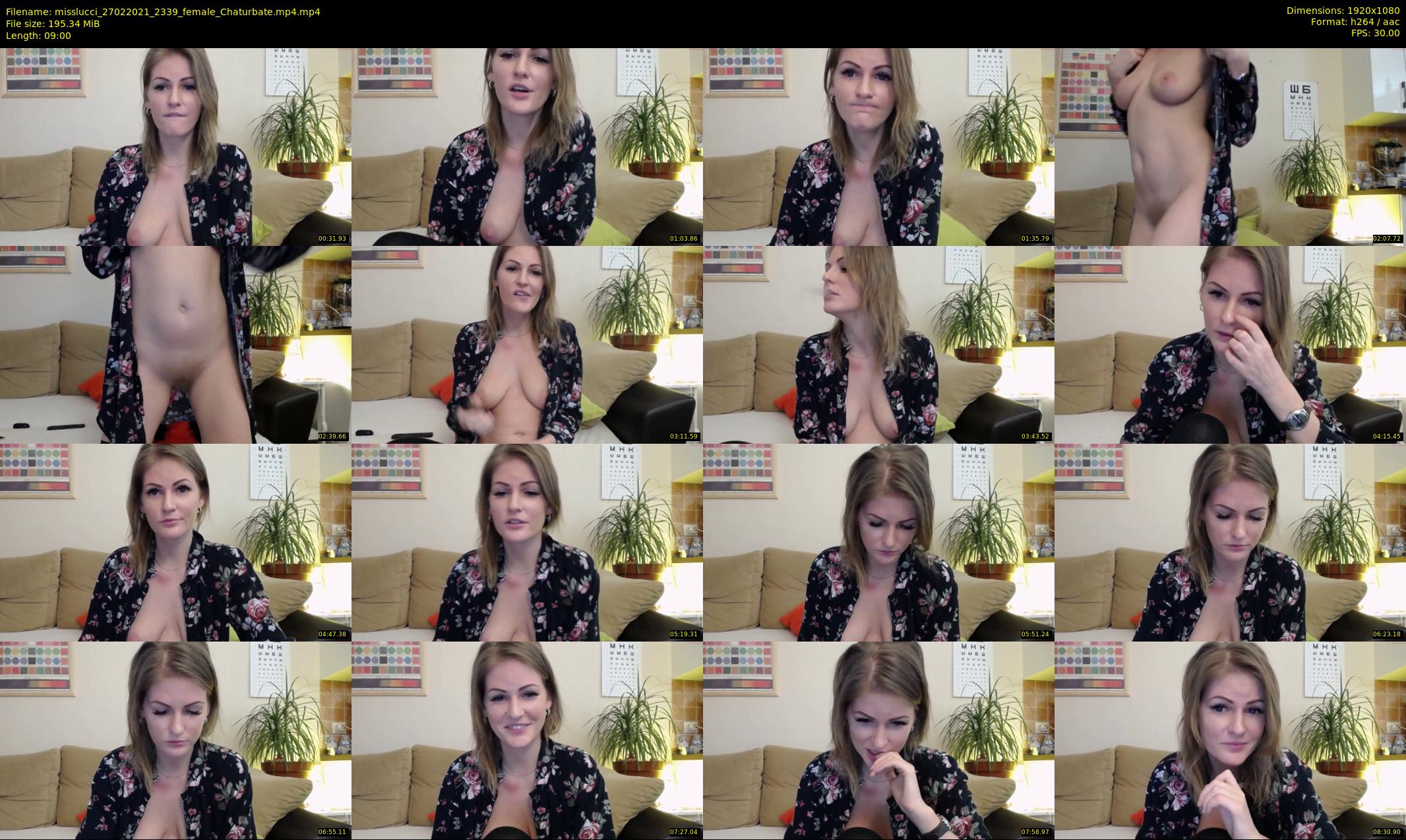 misslucci — 9 minute Chaturbate female cam show recording, 1080p, Feb 27, 2021