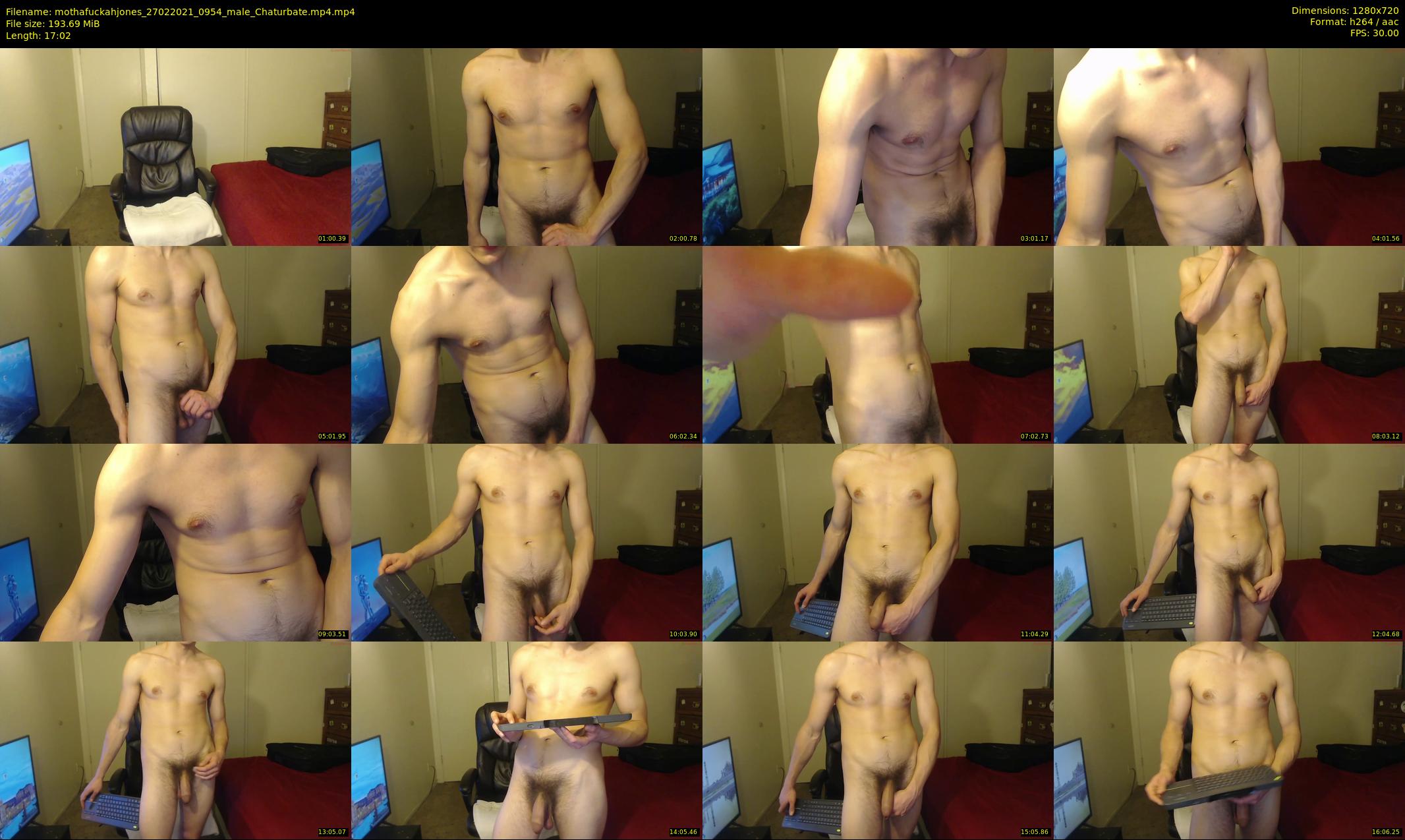 mothafuckahjones — 18 minute Chaturbate male cam show recording, 720p, Feb 27, 2021