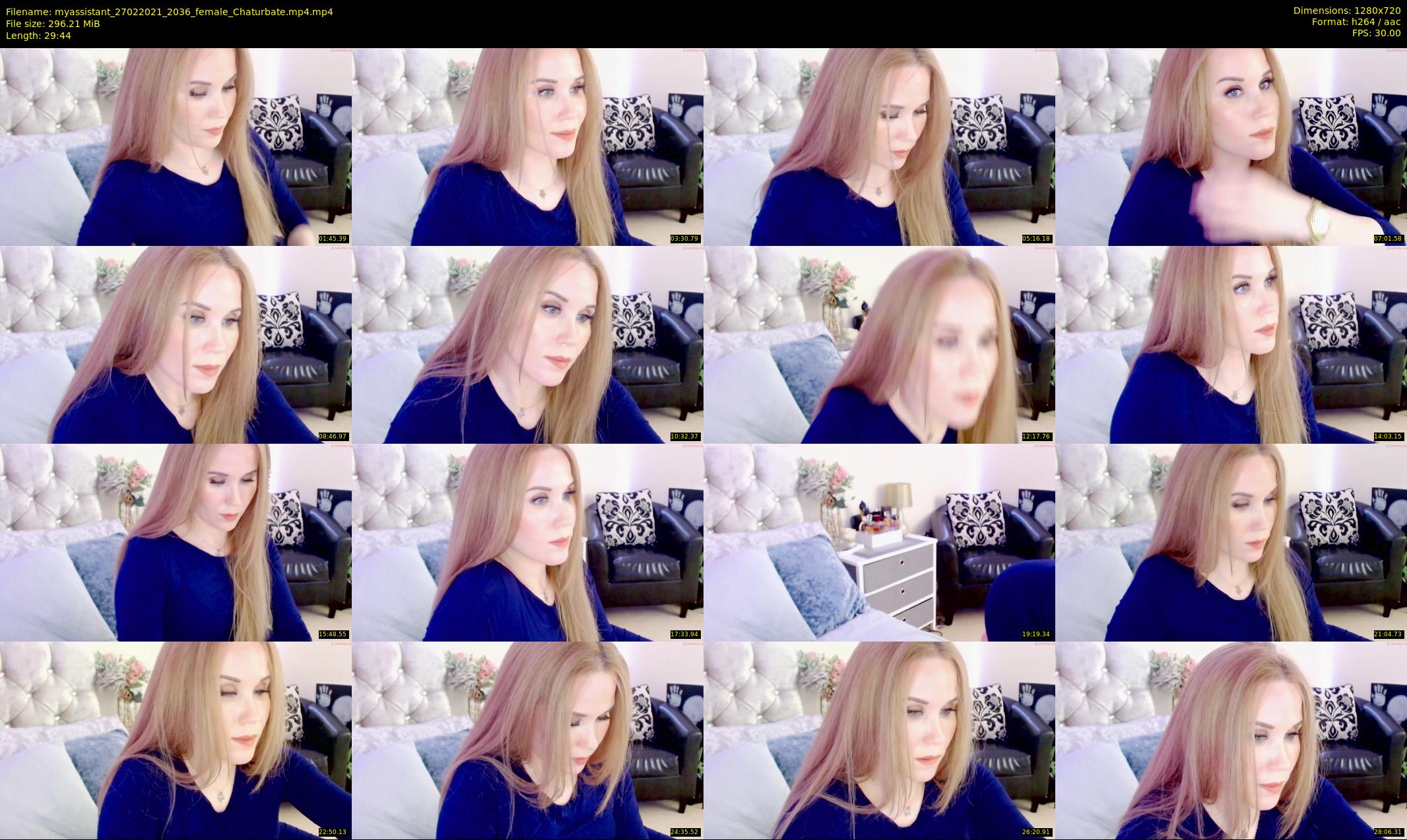 myassistant — 30 minute Chaturbate female cam show recording, 720p, Feb 27, 2021