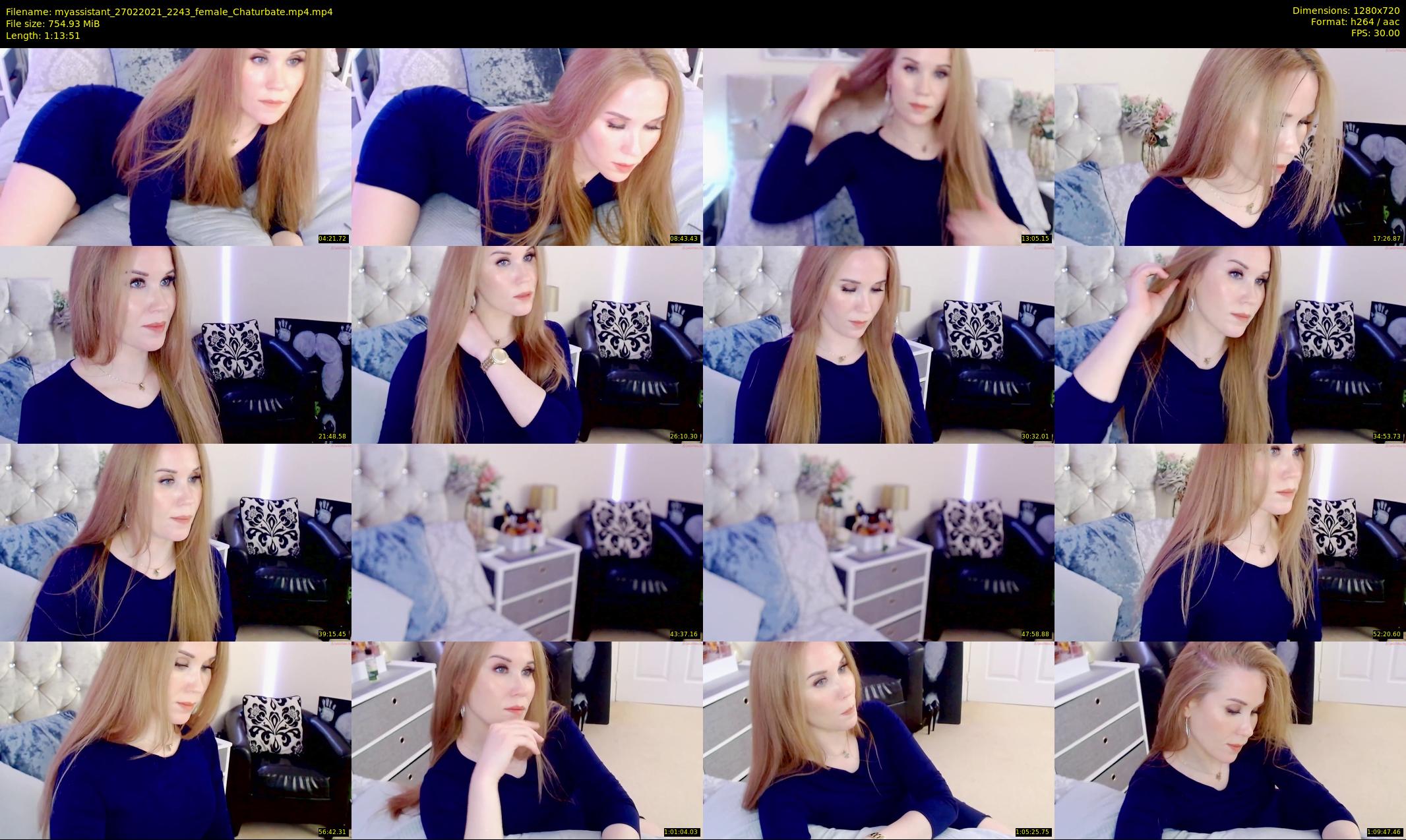 myassistant — 74 minute Chaturbate female cam show recording, 720p, Feb 27, 2021