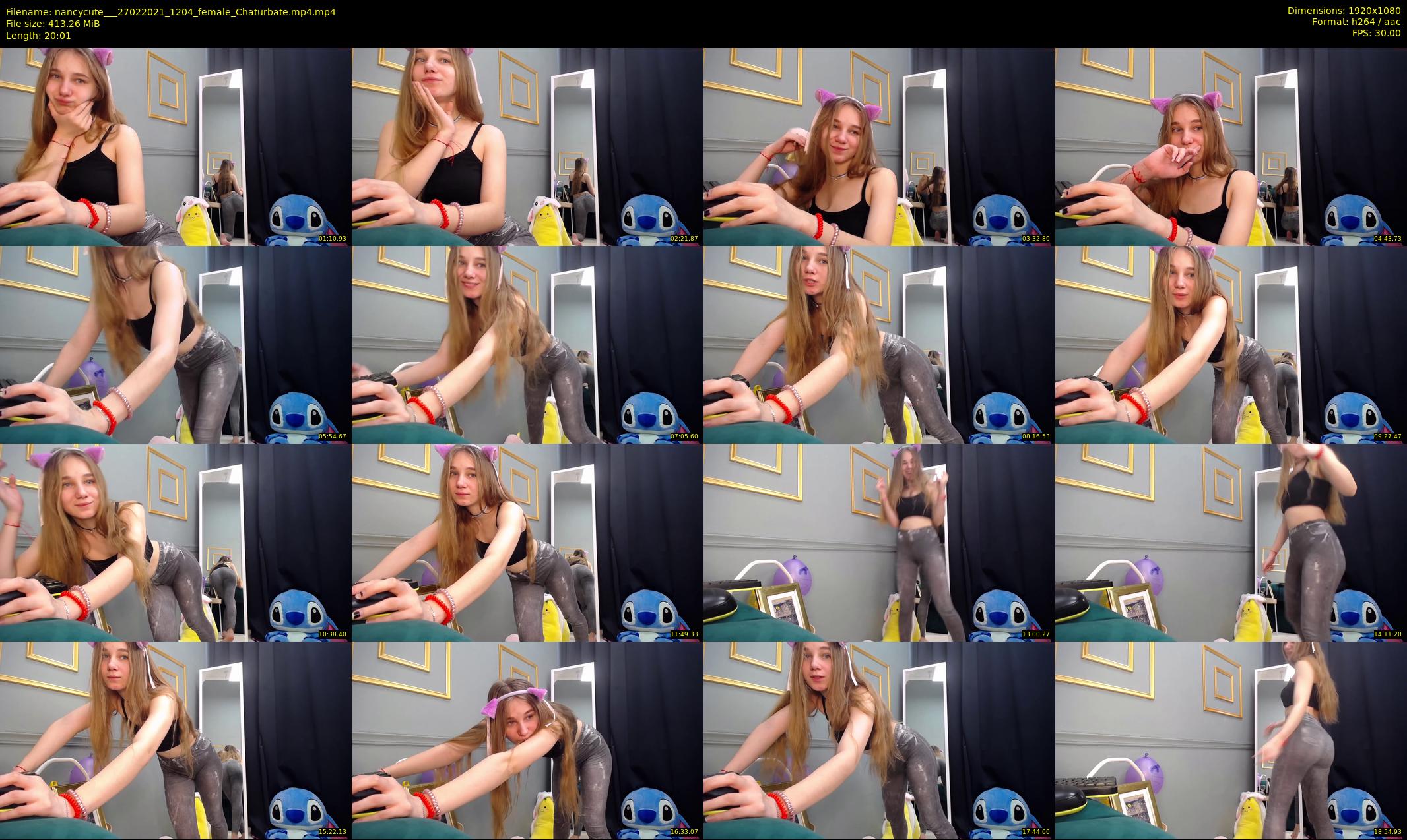 nancycute__ — 21 minute Chaturbate female cam show recording, 1080p, Feb 27, 2021