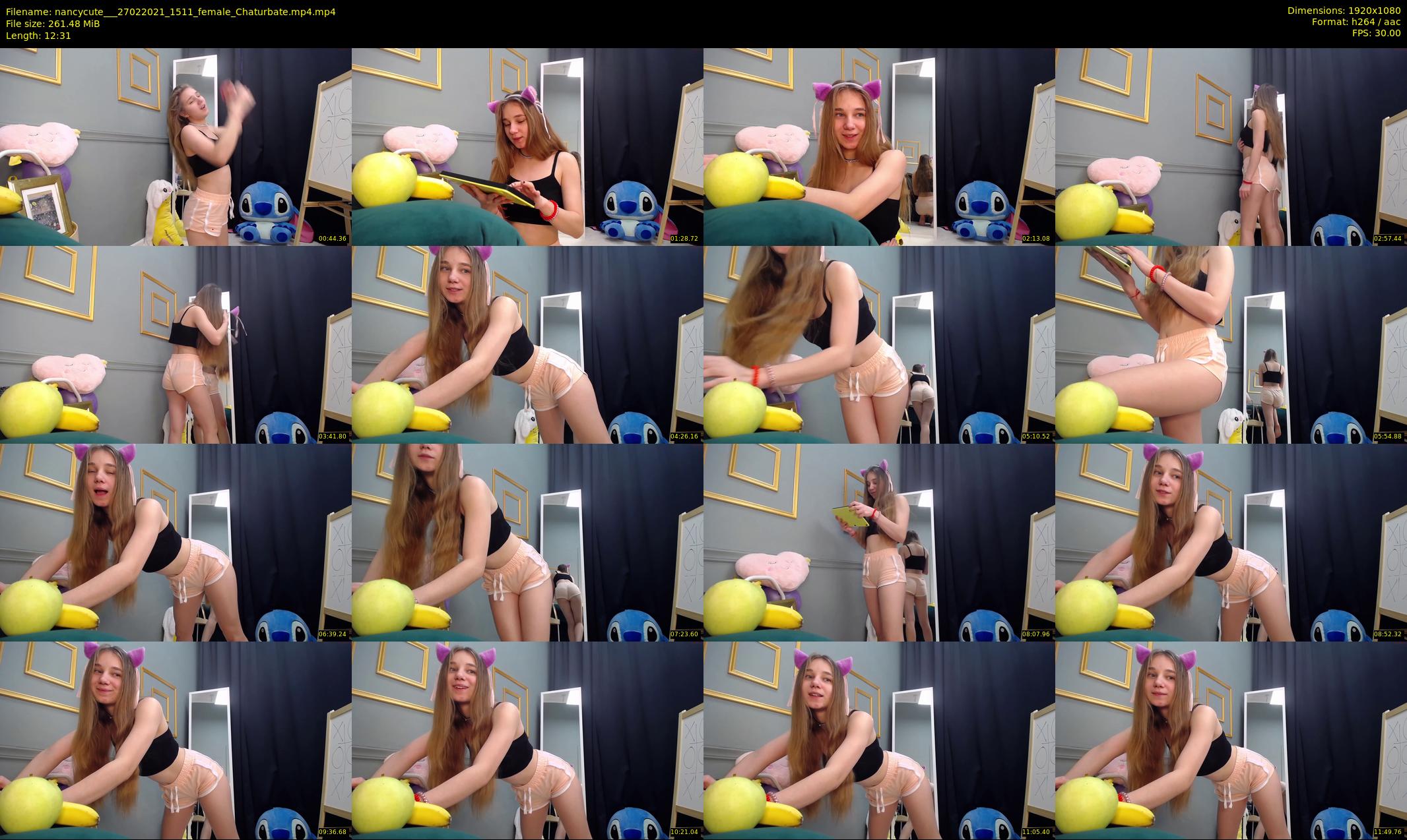 nancycute__ — 13 minute Chaturbate female cam show recording, 1080p, Feb 27, 2021