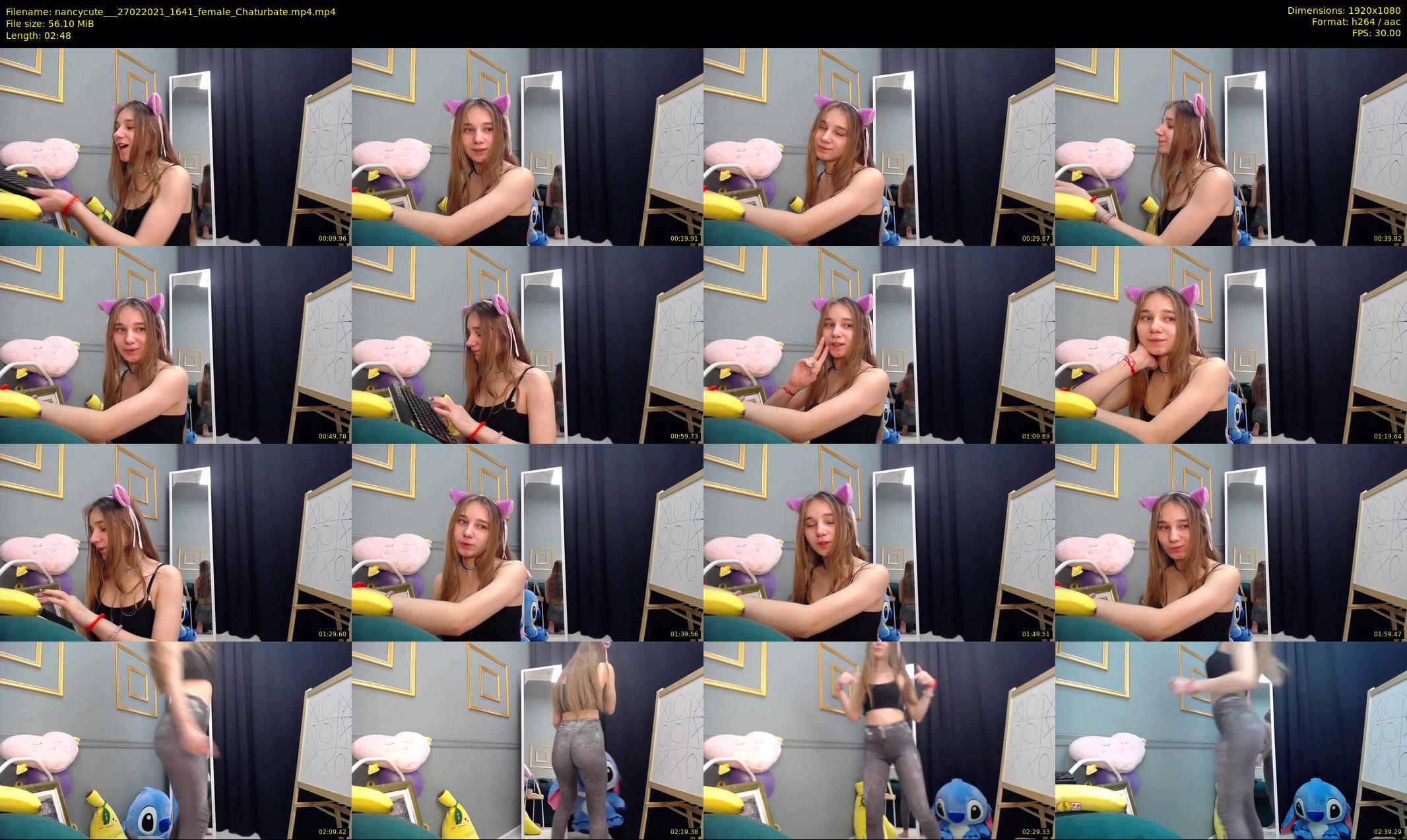 nancycute__ — 3 minute Chaturbate female cam show recording, 1080p, Feb 27, 2021
