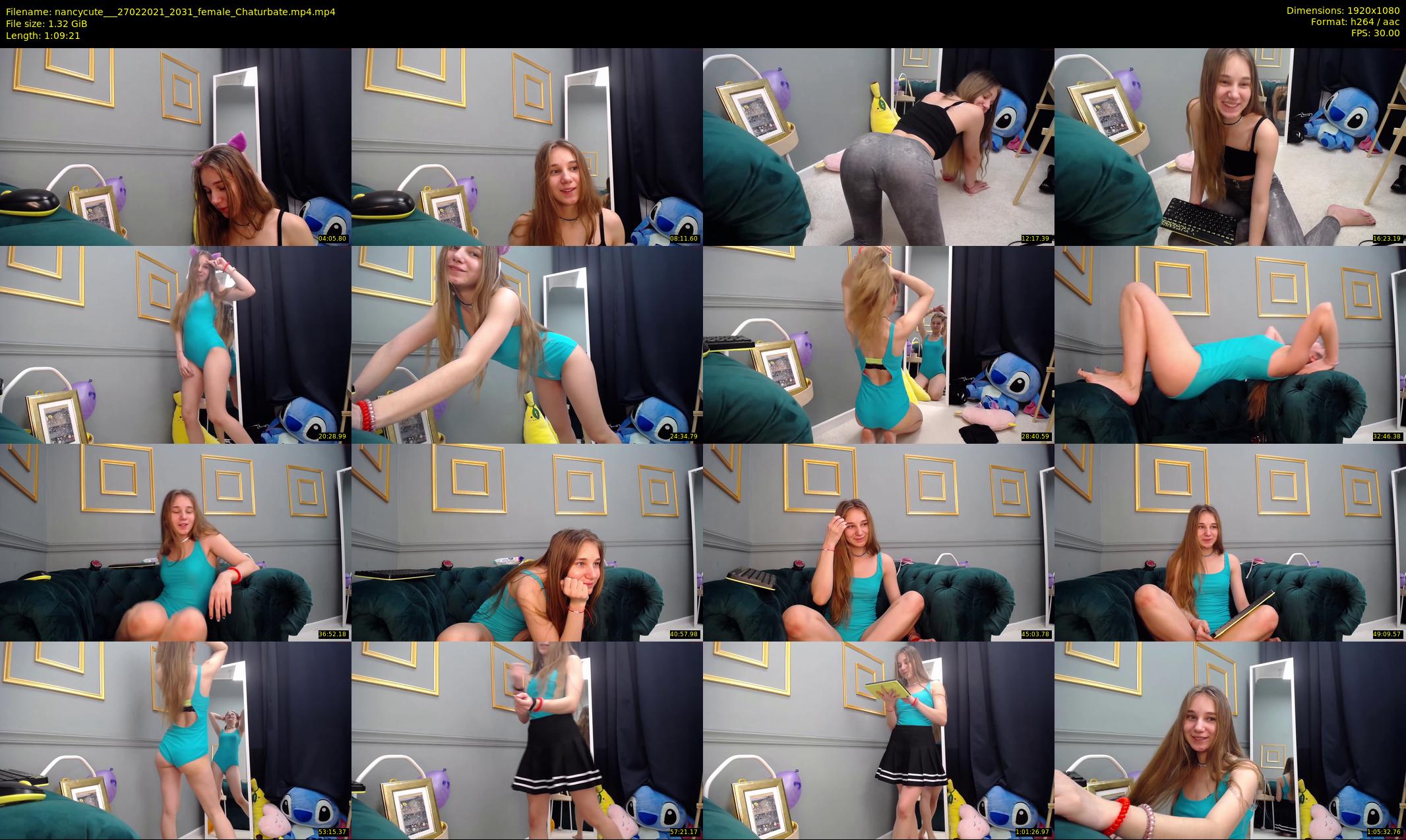 nancycute__ — 70 minute Chaturbate female cam show recording, 1080p, Feb 27, 2021
