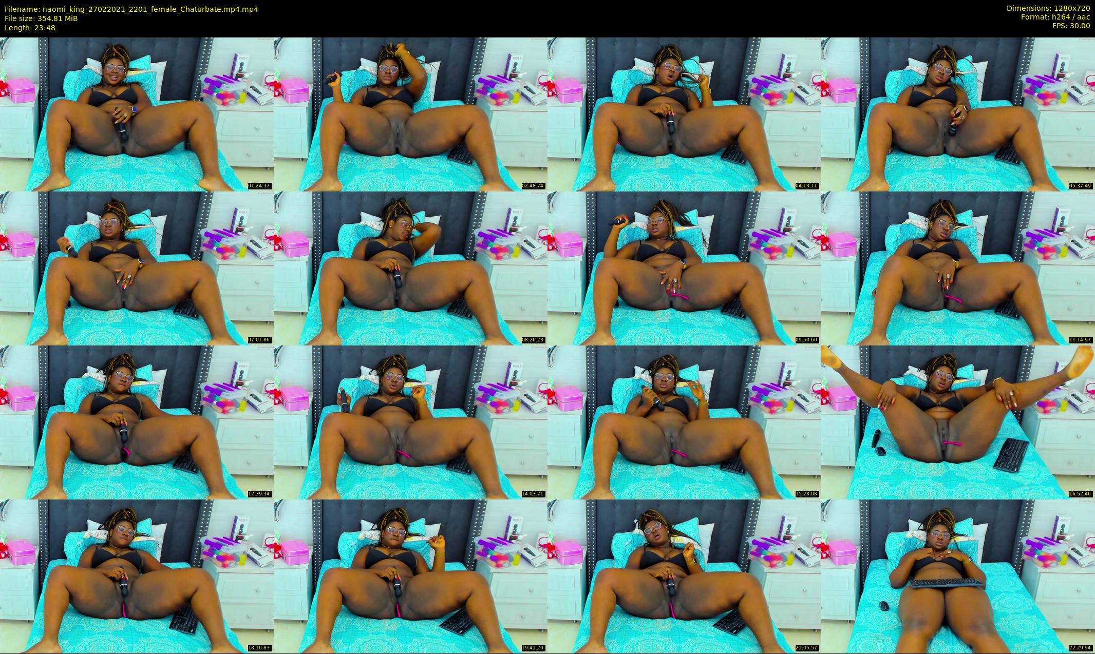 naomi_king — 24 minute Chaturbate female cam show recording, 720p, Feb 27, 2021