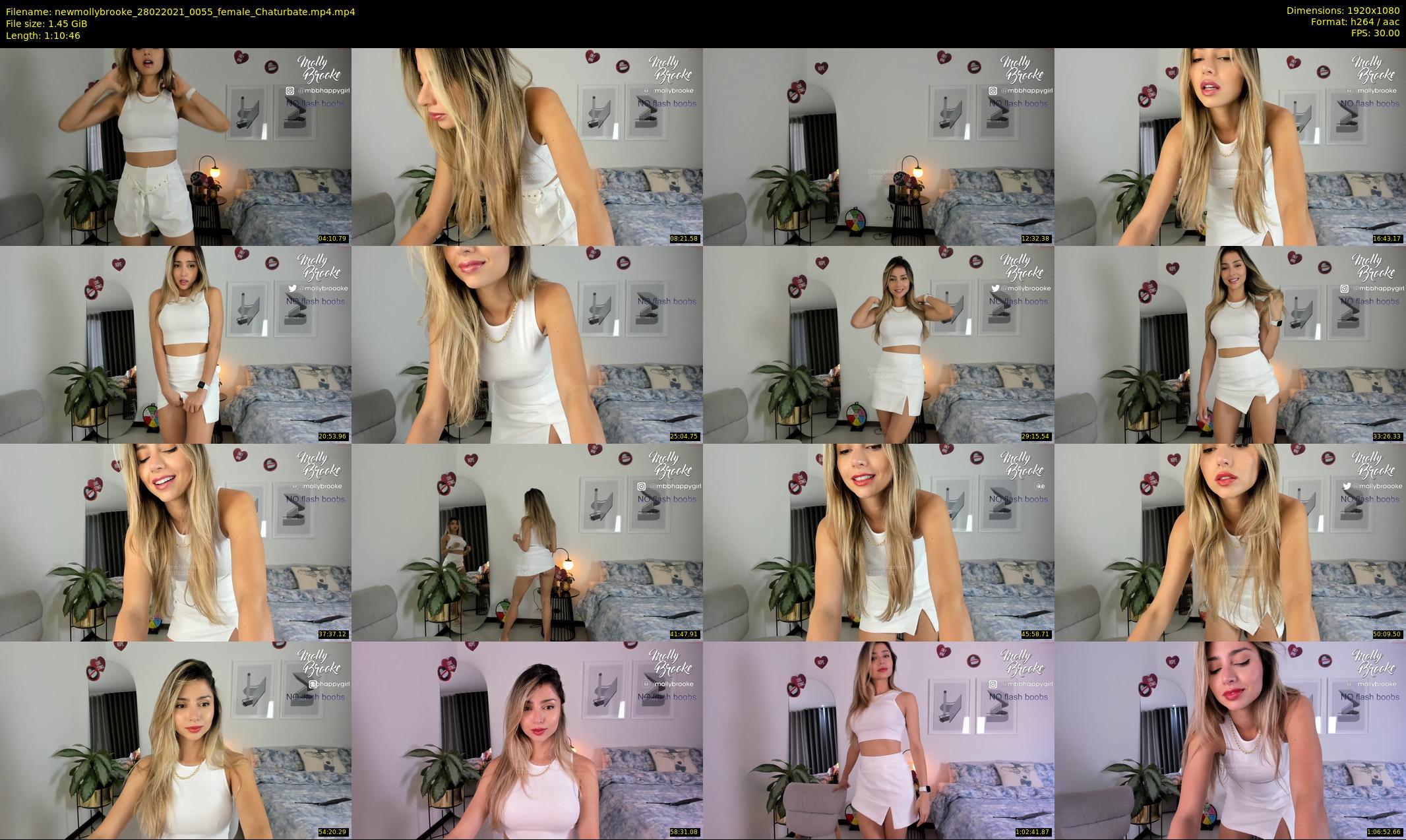 newmollybrooke — 71 minute Chaturbate female cam show recording, 1080p, Feb 28, 2021