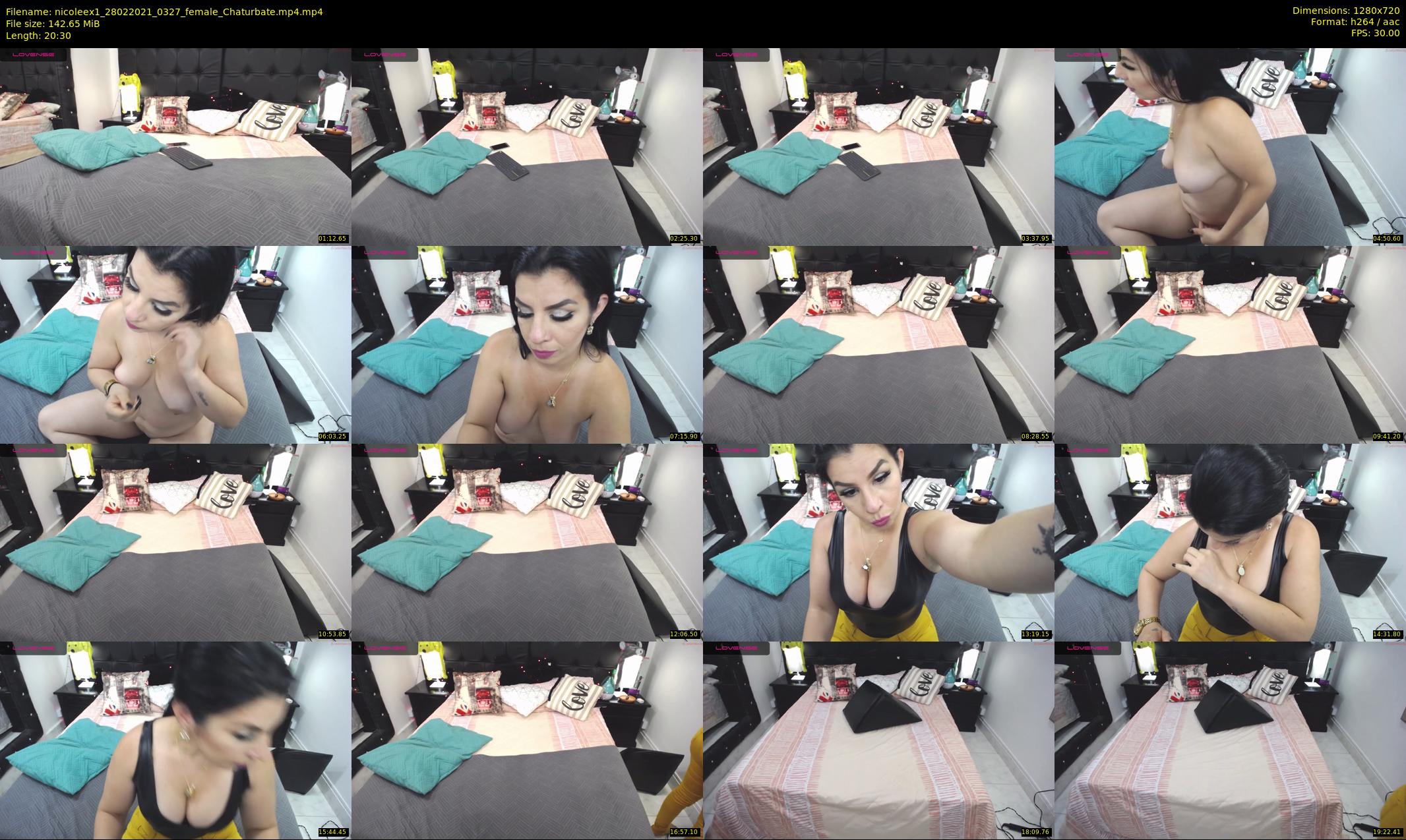 nicoleex1 — 21 minute Chaturbate female cam show recording, 720p, Feb 28, 2021