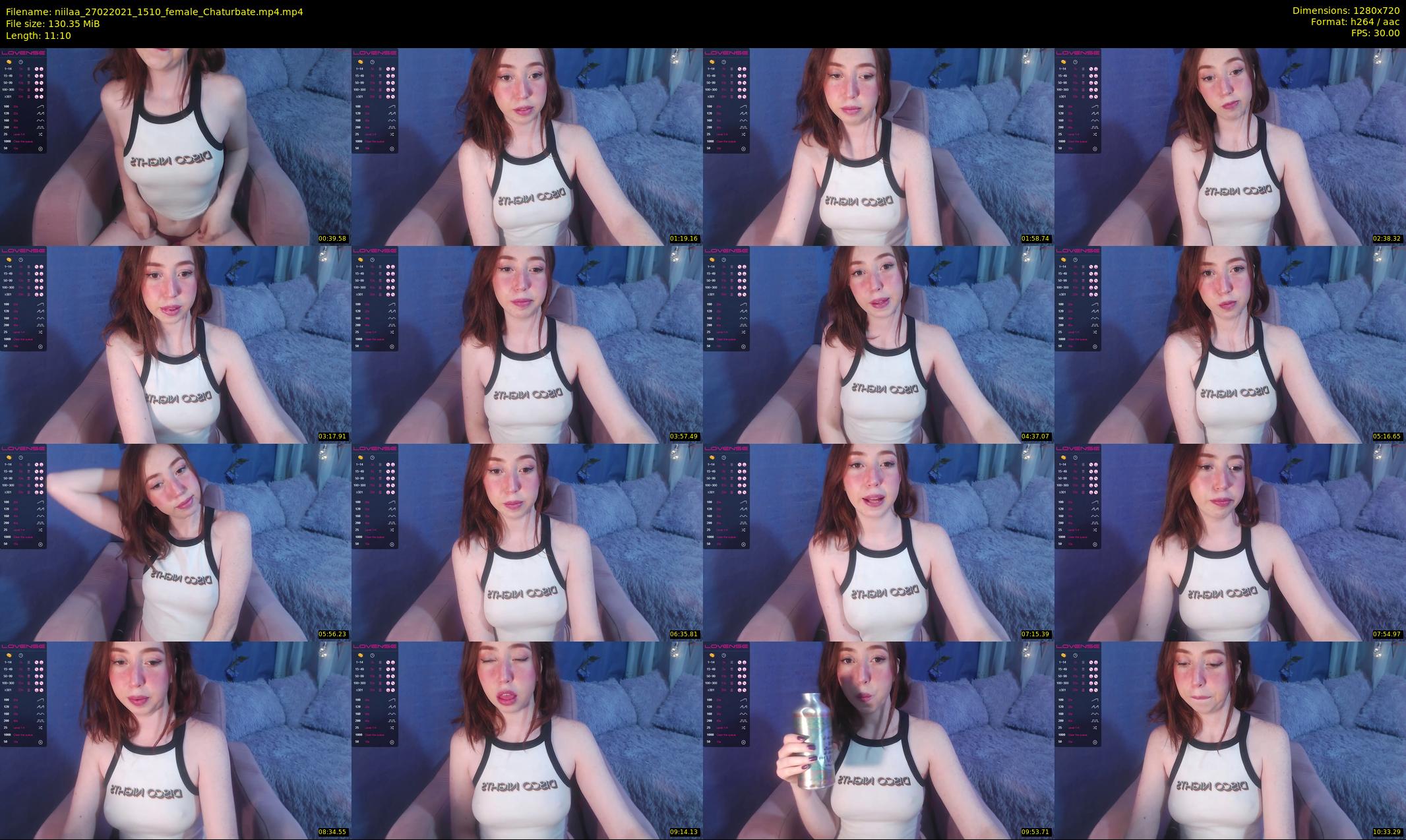niilaa — 12 minute Chaturbate female cam show recording, 720p, Feb 27, 2021