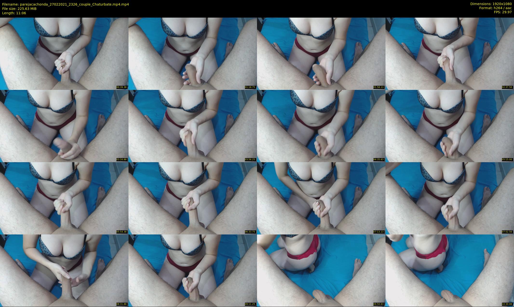parejacachonda — 12 minute Chaturbate couple cam show recording, 1080p, Feb 27, 2021
