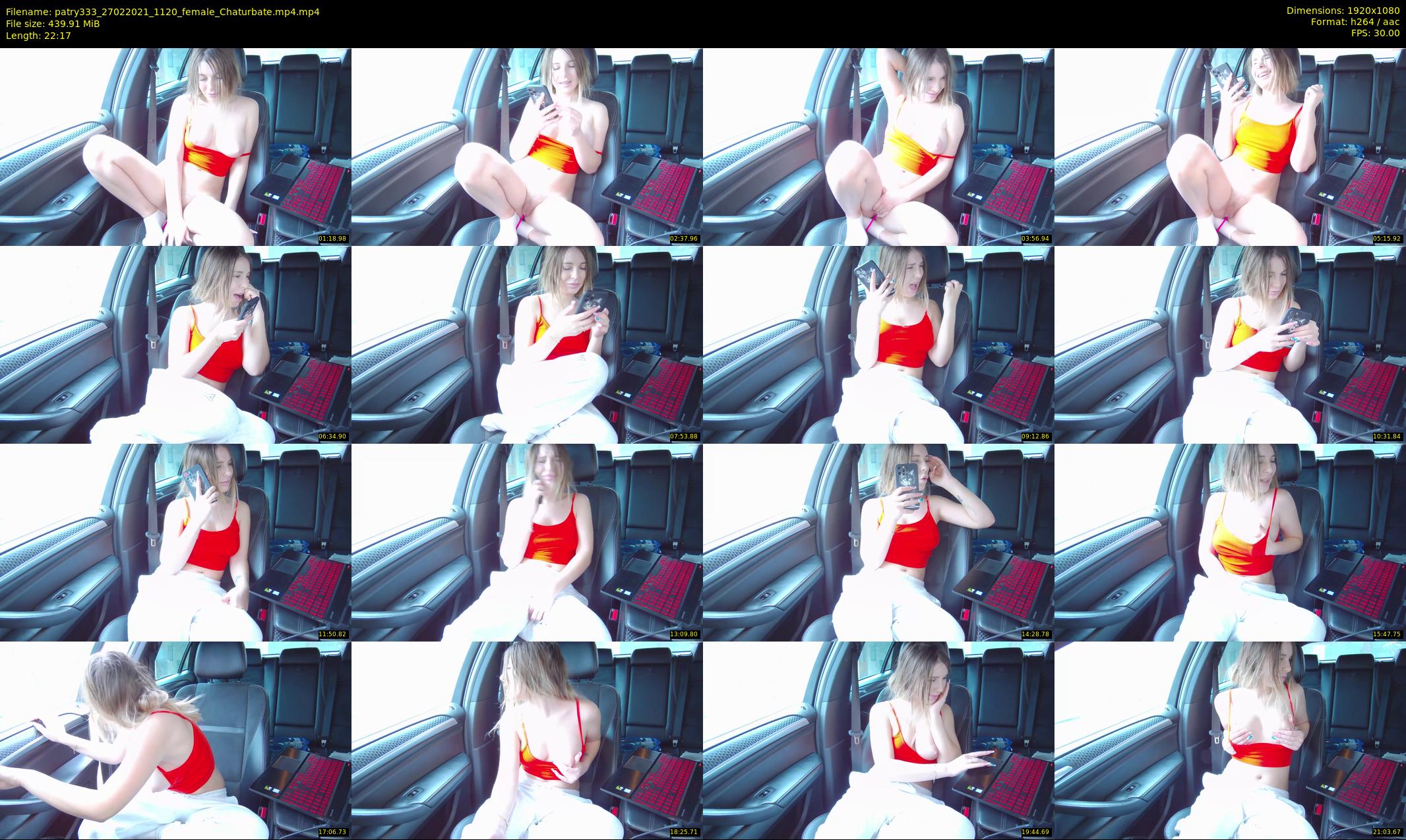 patry333 — 23 minute Chaturbate female cam show recording, 1080p, Feb 27, 2021