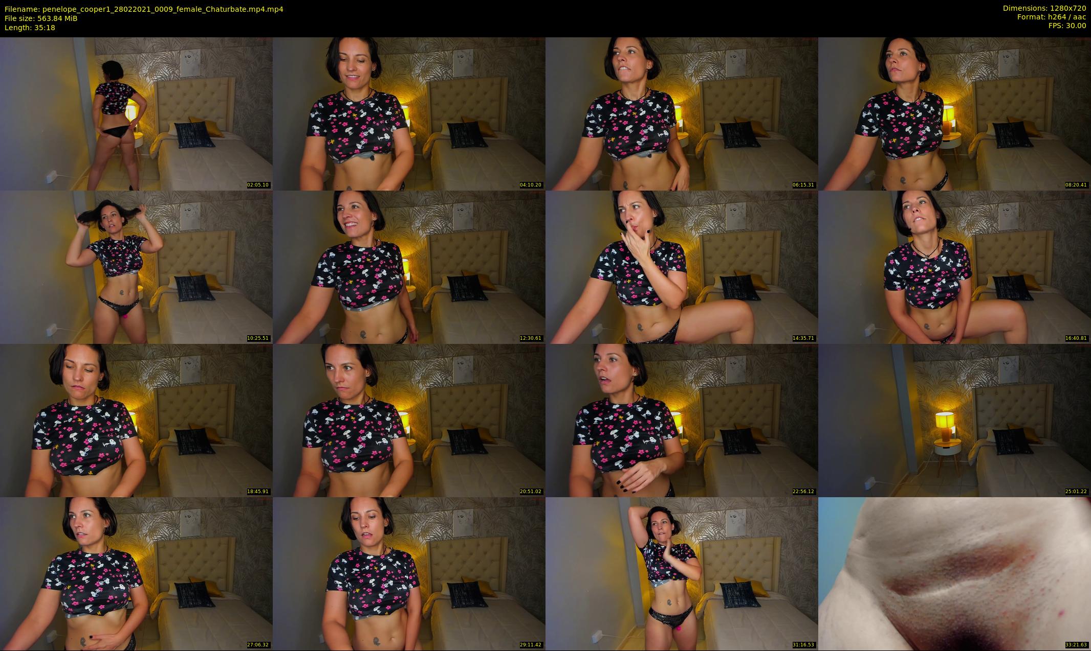 penelope_cooper1 — 36 minute Chaturbate female cam show recording, 720p, Feb 28, 2021