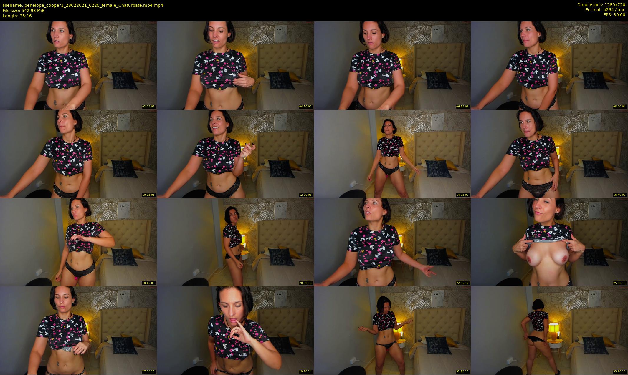 penelope_cooper1 — 36 minute Chaturbate female cam show recording, 720p, Feb 28, 2021