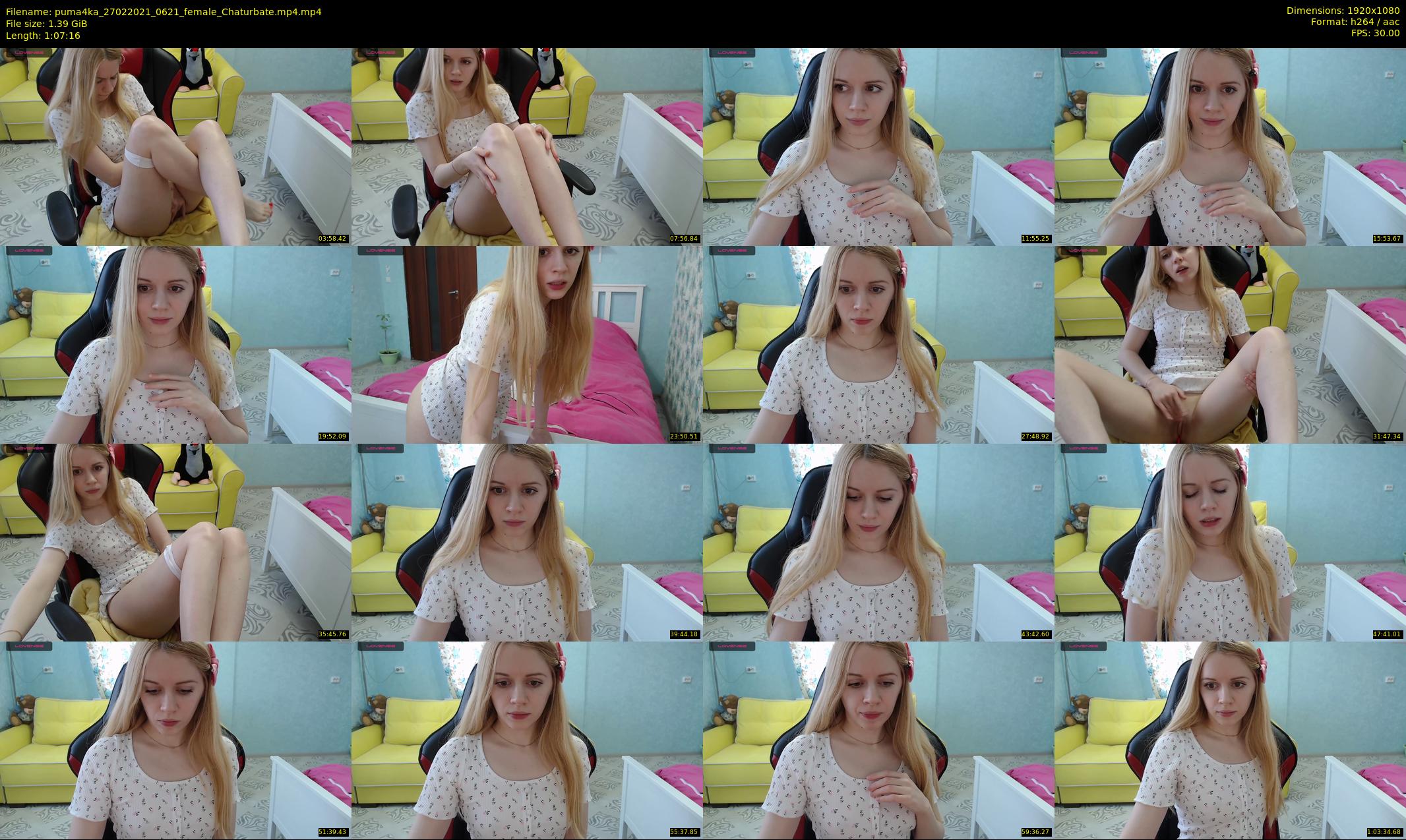 puma4ka — 68 minute Chaturbate female cam show recording, 1080p, Feb 27, 2021