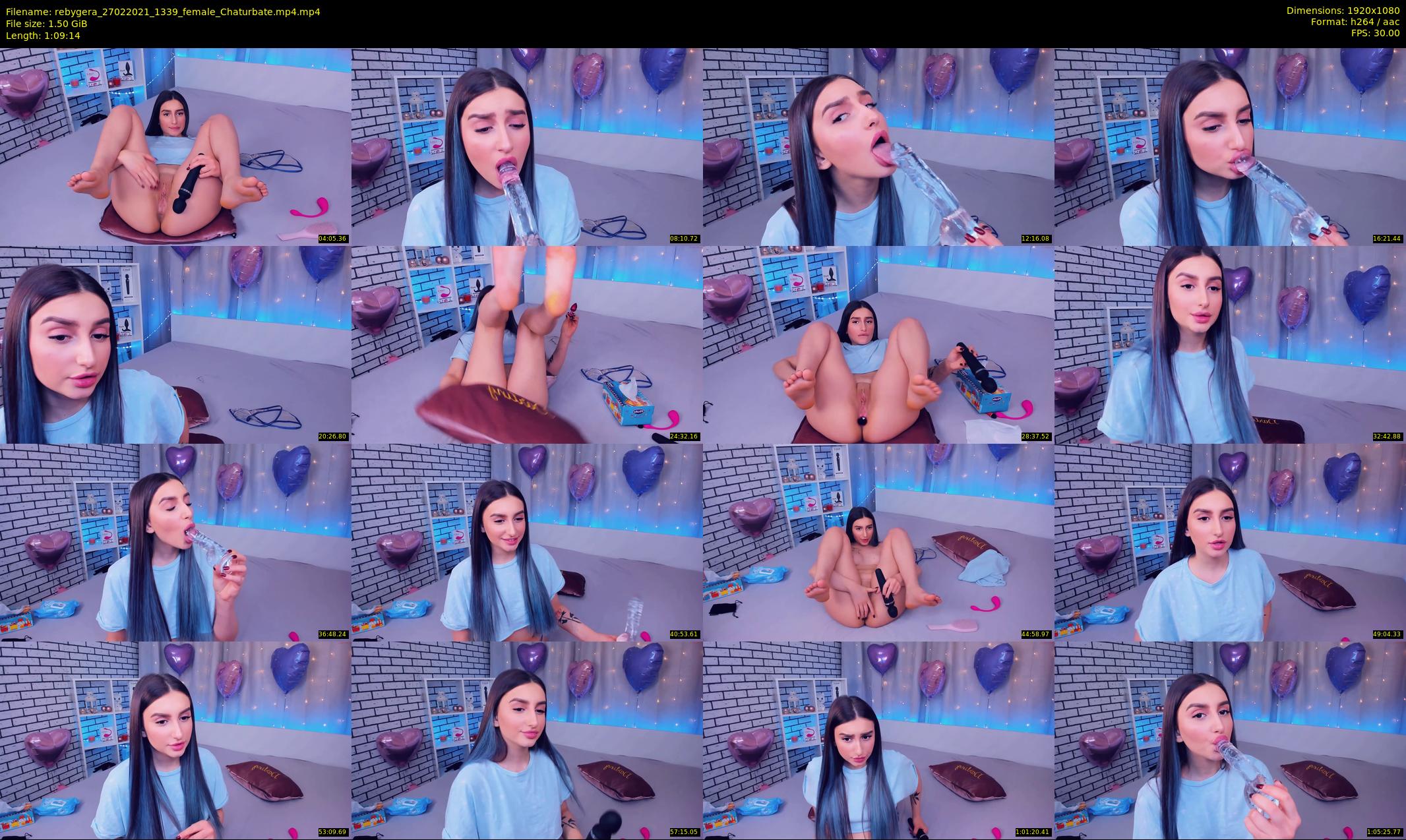 rebygera — 70 minute Chaturbate couple cam show recording, 1080p, Feb 27, 2021