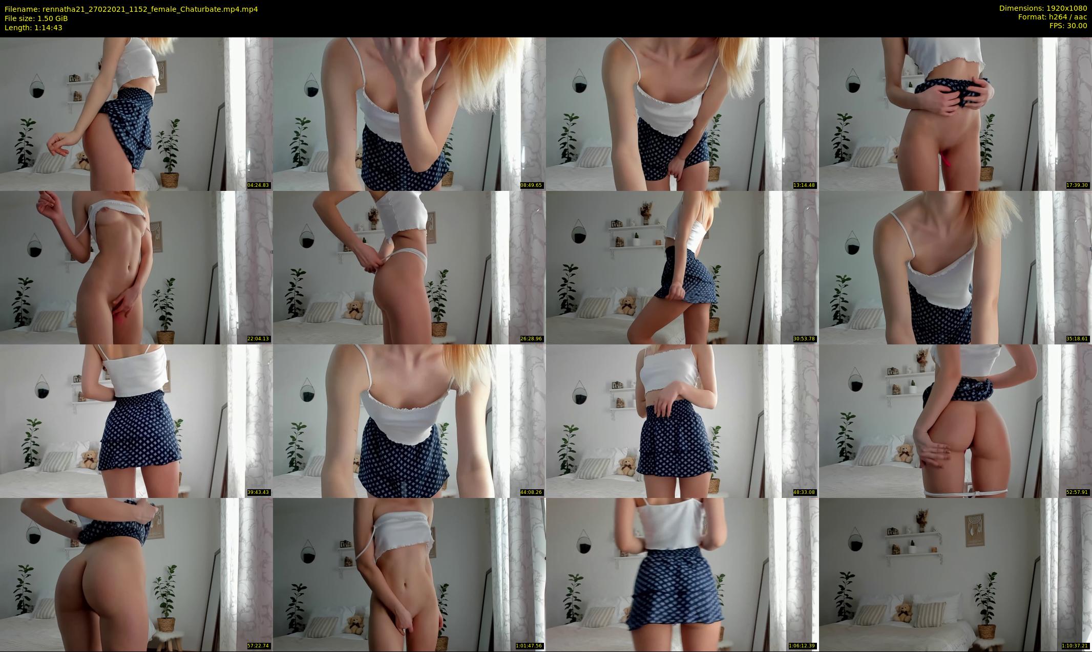rennatha21 — 75 minute Chaturbate female cam show recording, 1080p, Feb 27, 2021
