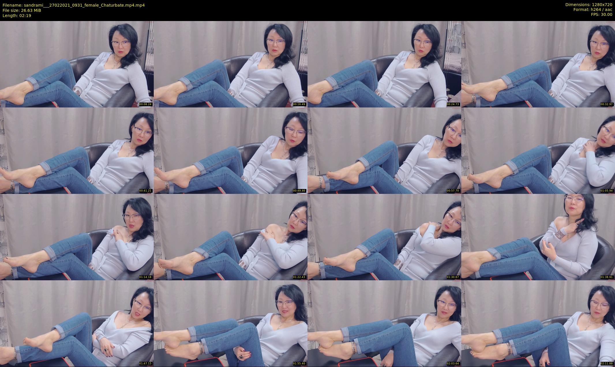 sandrami__ — 3 minute Chaturbate female cam show recording, 720p, Feb 27, 2021