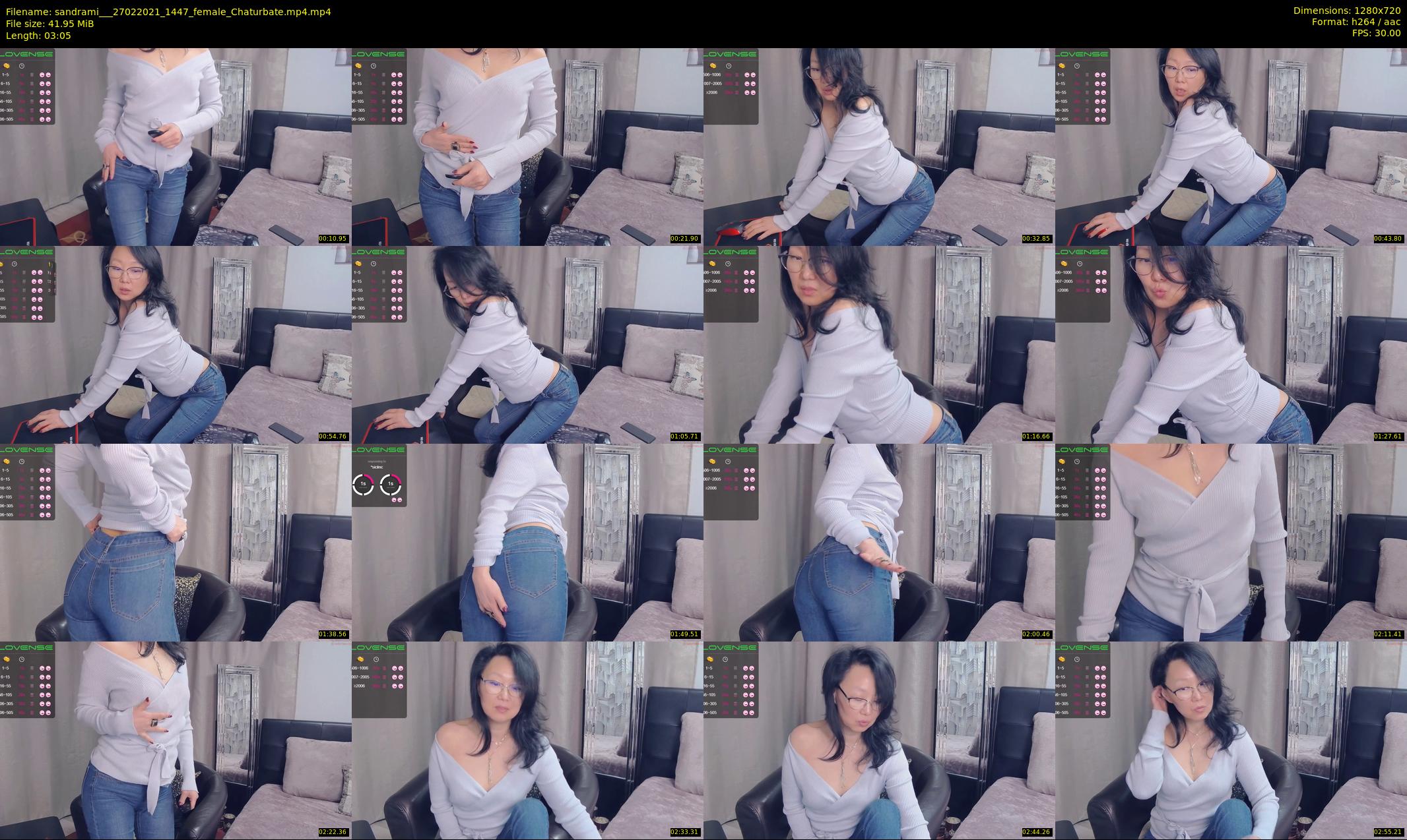 sandrami__ — 4 minute Chaturbate female cam show recording, 720p, Feb 27, 2021