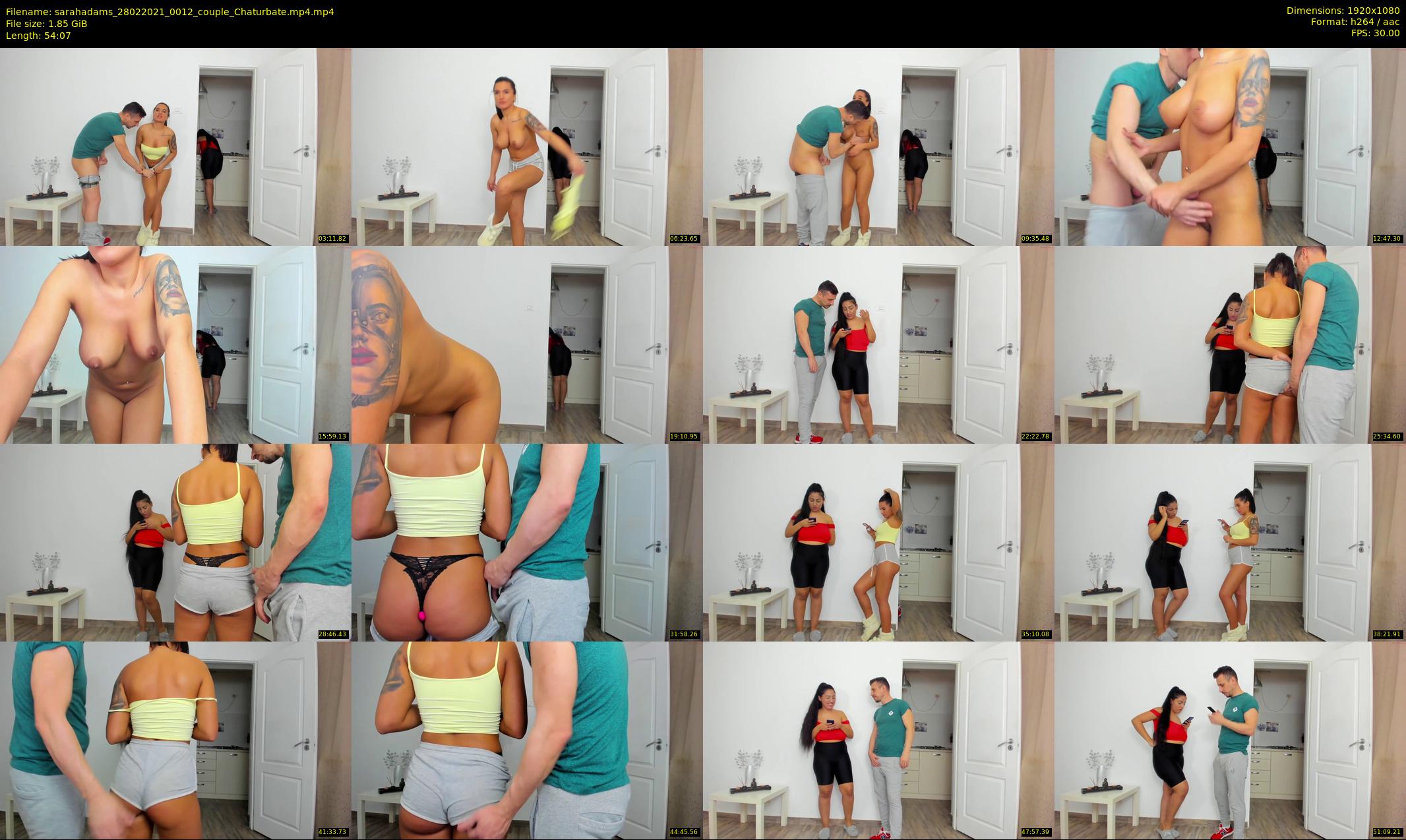 sarahadams — 55 minute Chaturbate female cam show recording, 1080p, Feb 28, 2021