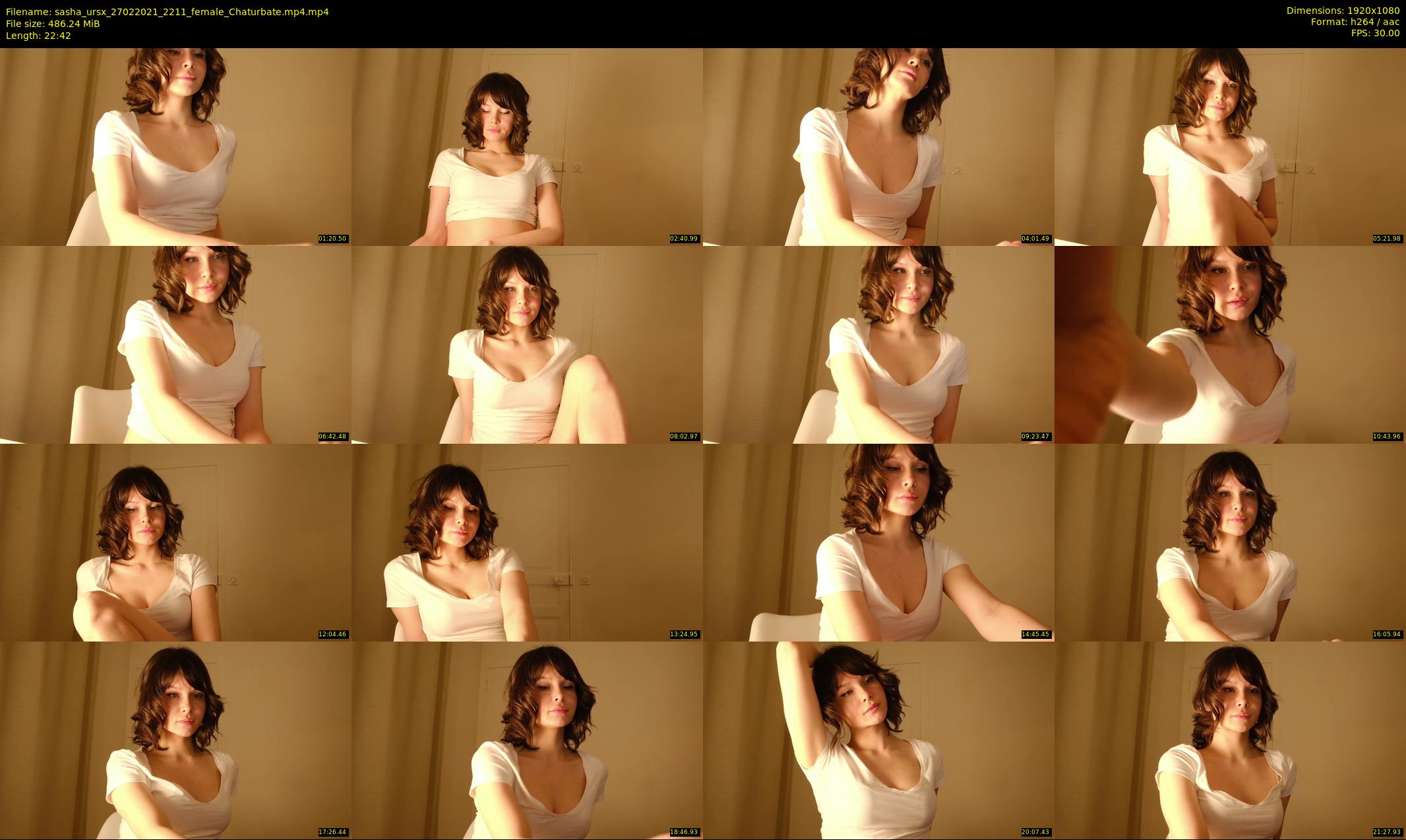 sasha_ursx — 23 minute Chaturbate female cam show recording, 1080p, Feb 27, 2021